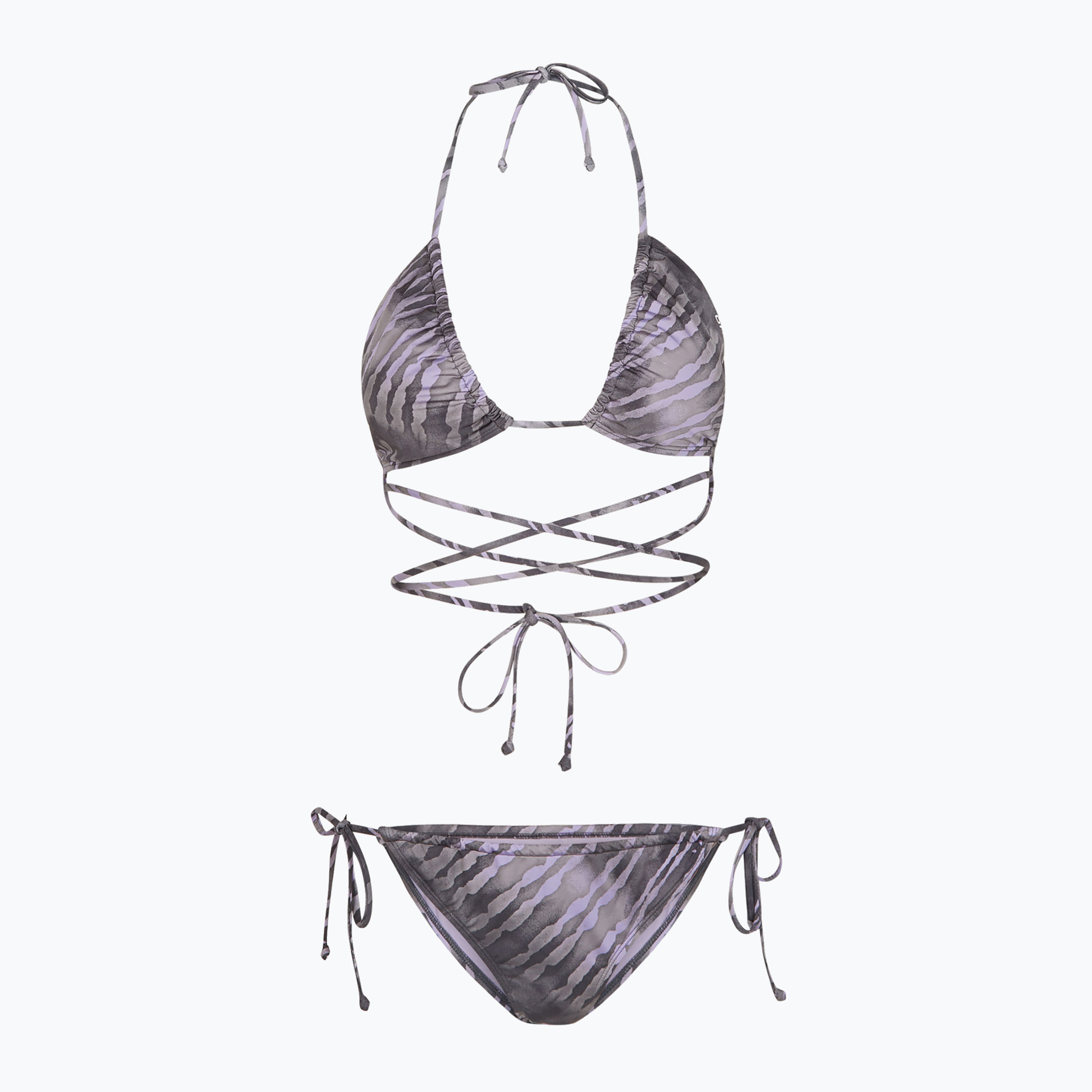 Costume da bagno due pezzi donna O'Neill Kat Becca Wow Bikini grigio tie dye (34) (Kat Becca Wow 1800122-38014)