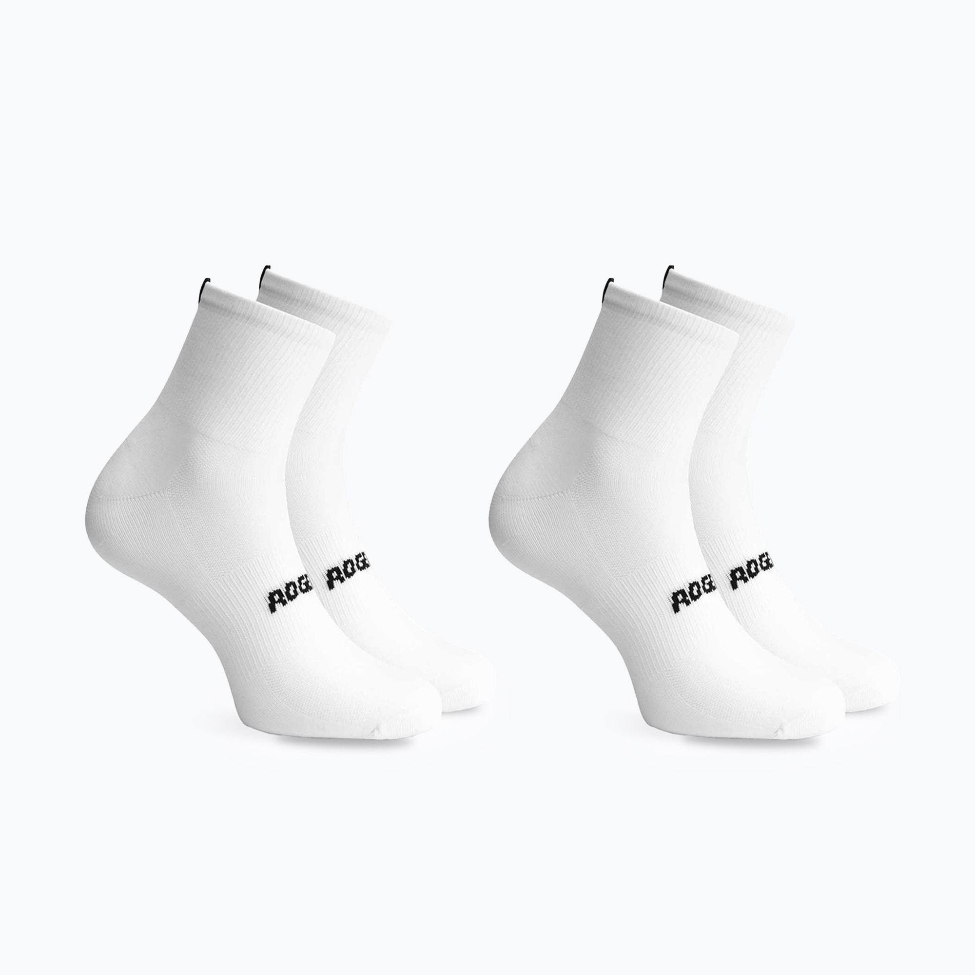 Calzini da ciclismo Rogelli Essential 2 paia bianchi (44-47 EU) (Essential ROG351636)