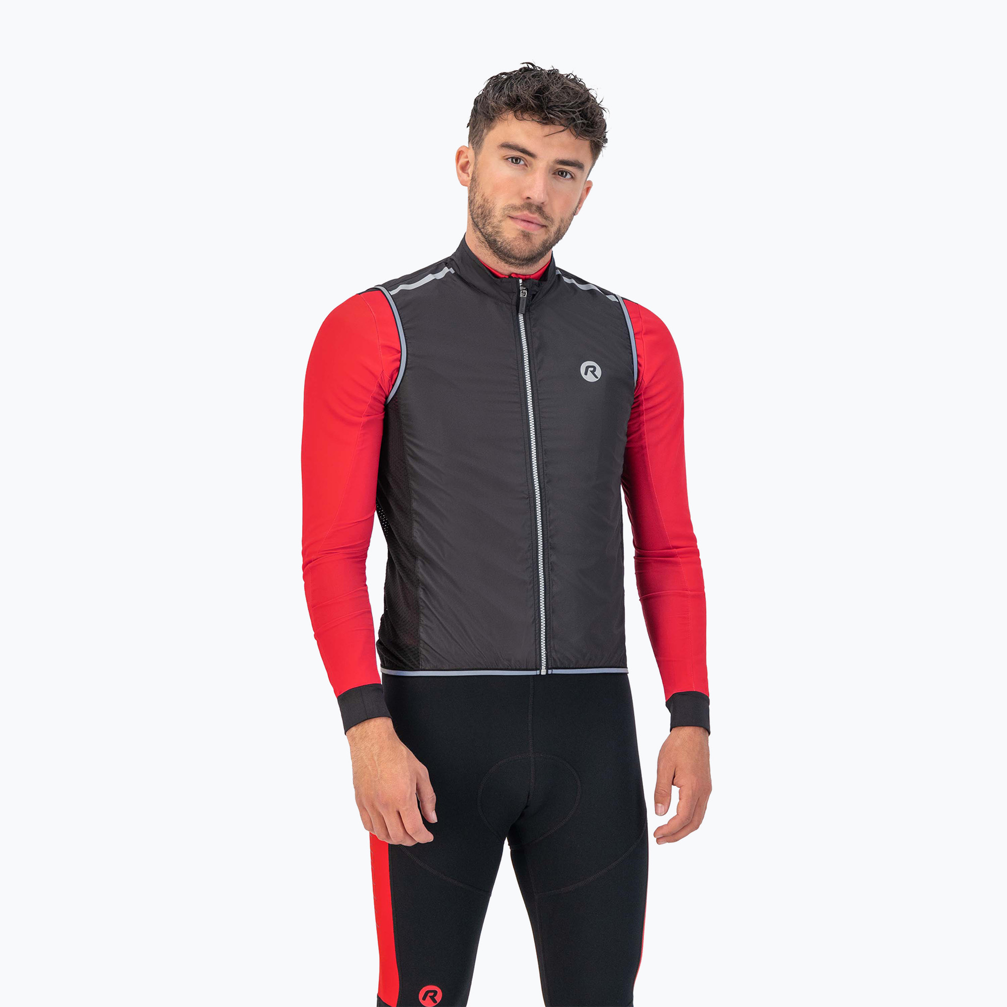 Gilet da ciclismo Rogelli Core nero da uomo (3XL) (Core ROG351678)