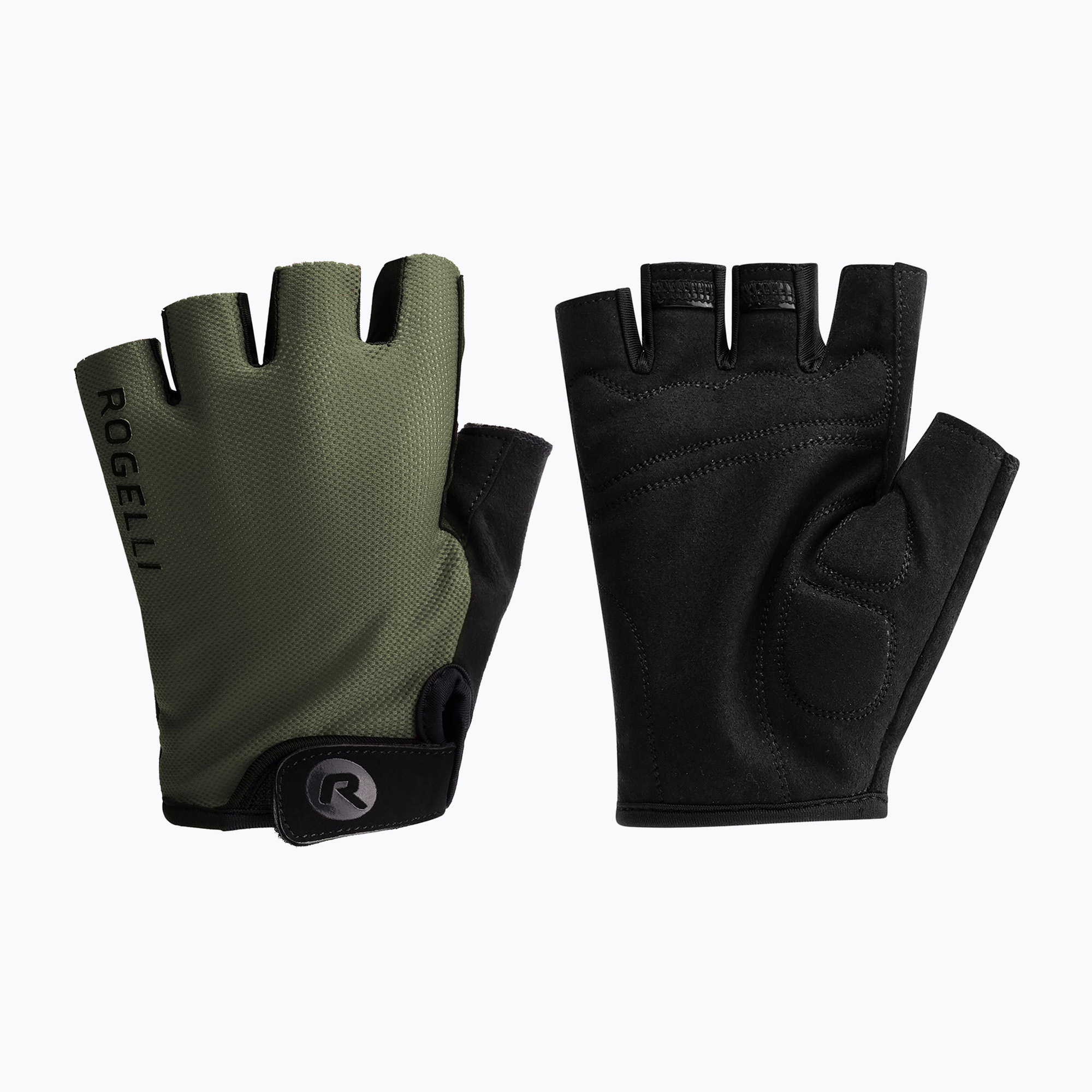 Guanti da ciclismo Rogelli Core verde militare da uomo (XL) (Core RC1400000)