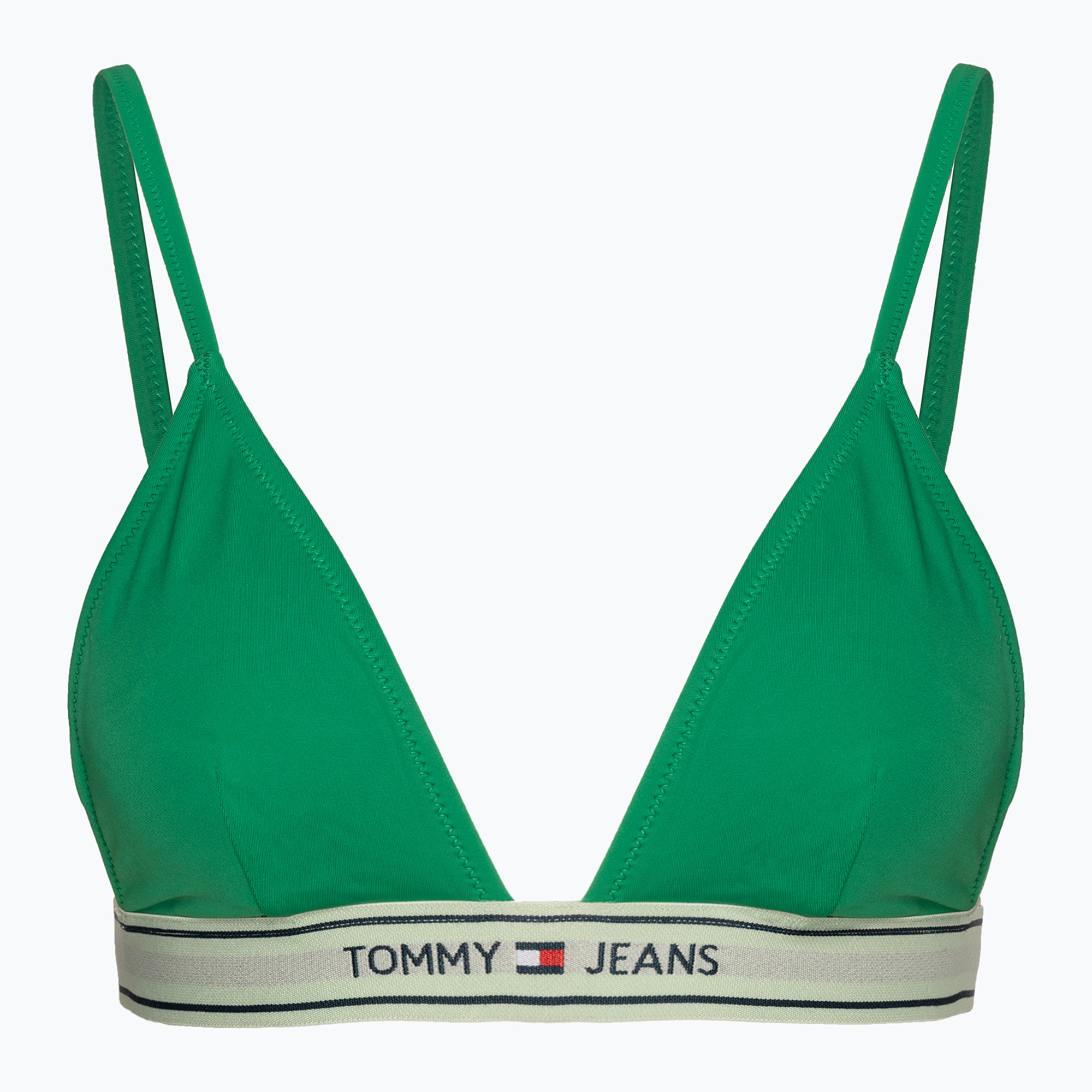Tommy Jeans Triangolo RP mantello verde top del costume da bagno (XS) (Triangle RP UW0UW05349L4A)