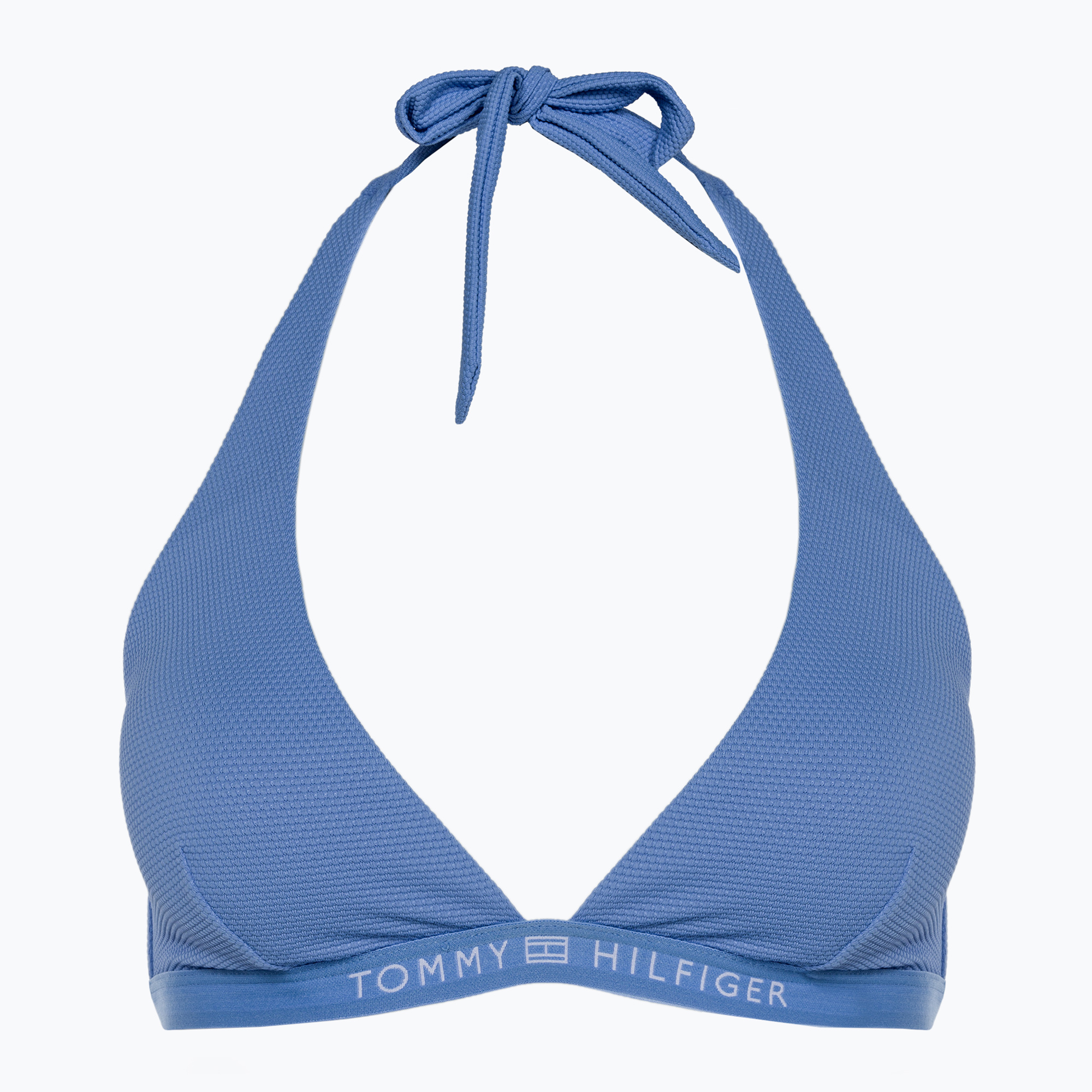 Tommy Hilfiger Triangolo fisso Rp blu incantesimo top costume da bagno (XS) (Tommy Hilfiger Triangle Fixed Rp UW0UW05257)