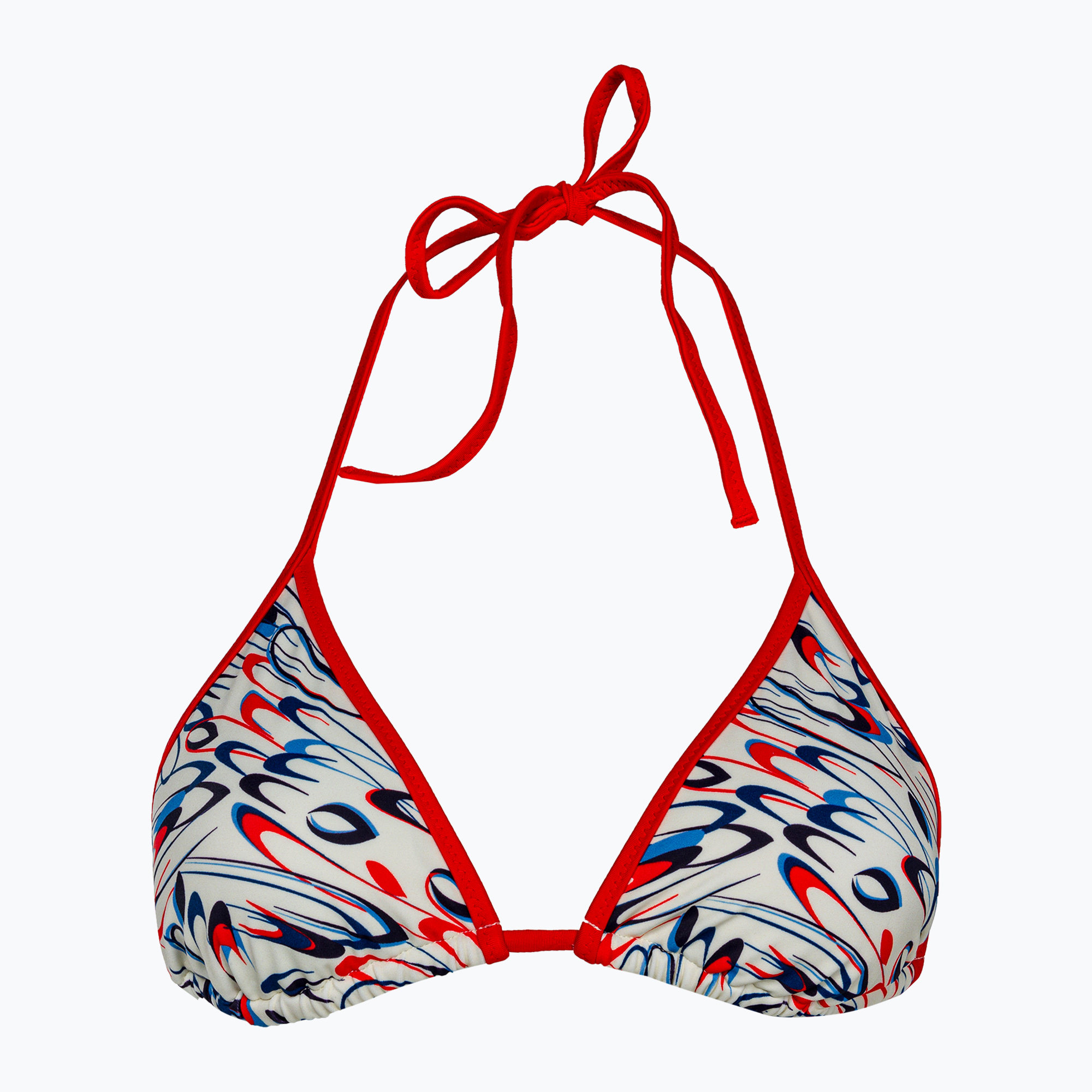 Tommy Hilfiger Triangolo Rp Stampa gocce movimento top costume da bagno ecru (L) (Triangle Rp Print UW0UW05314)