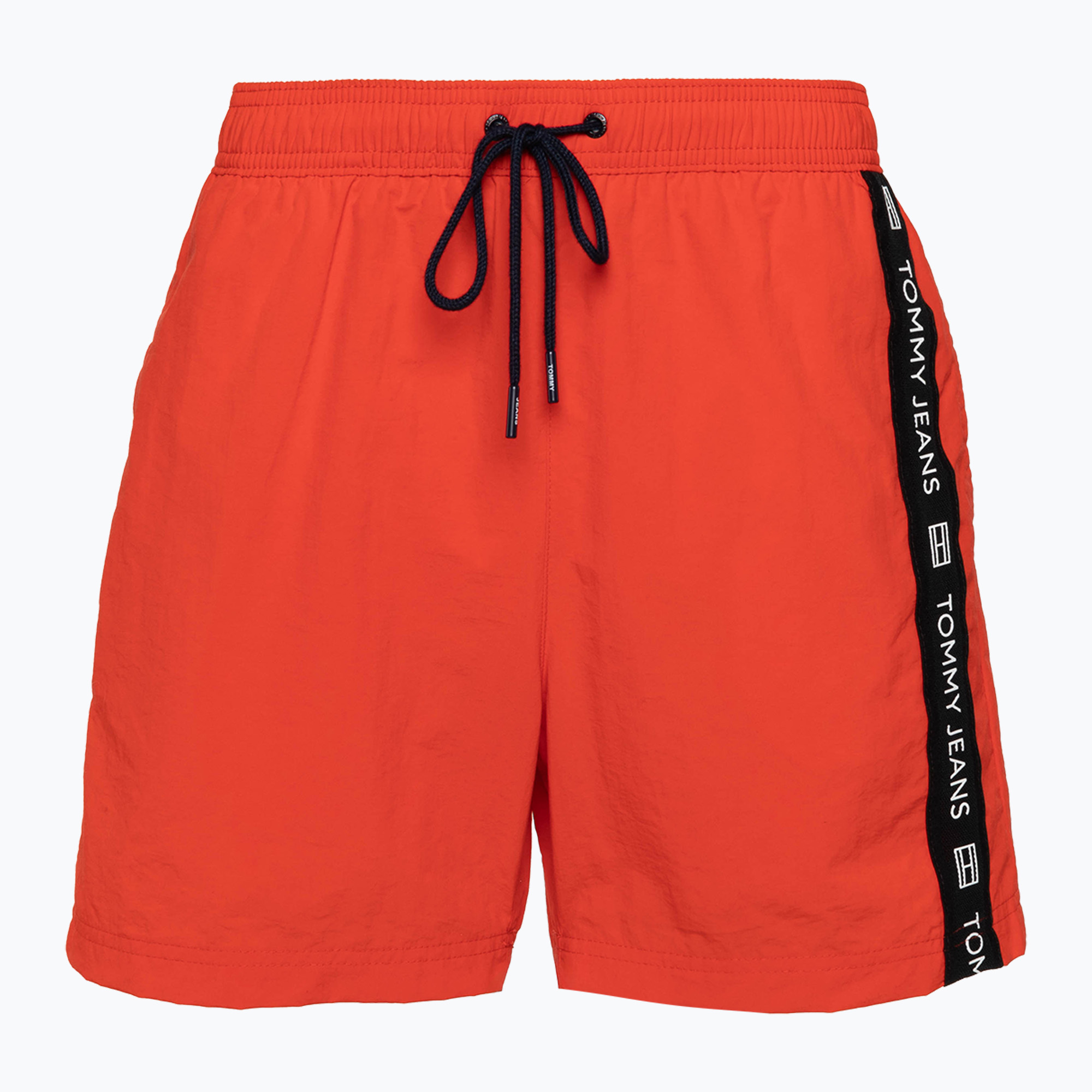 Tommy Jeans pantaloncini da bagno SF Medium con coulisse e nastro laterale calore caldo (M) (SF Medium Drawstring Side Tape UM0UM03142XM9)