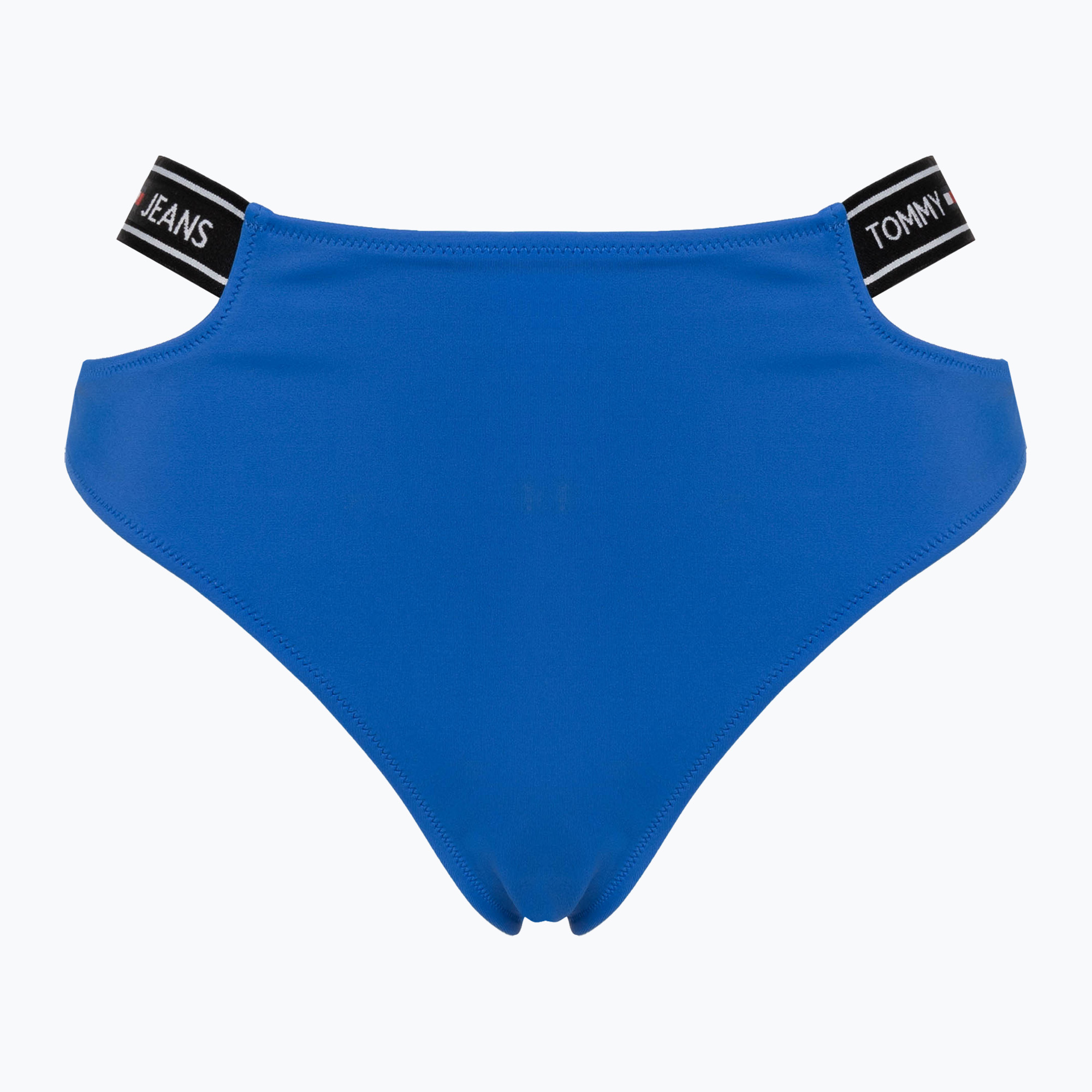 Tommy Jeans Slip bikini sfacciato a vita alta Blu persiano (S) (High Waist Cheeky Bikini UW0UW05346C6P)