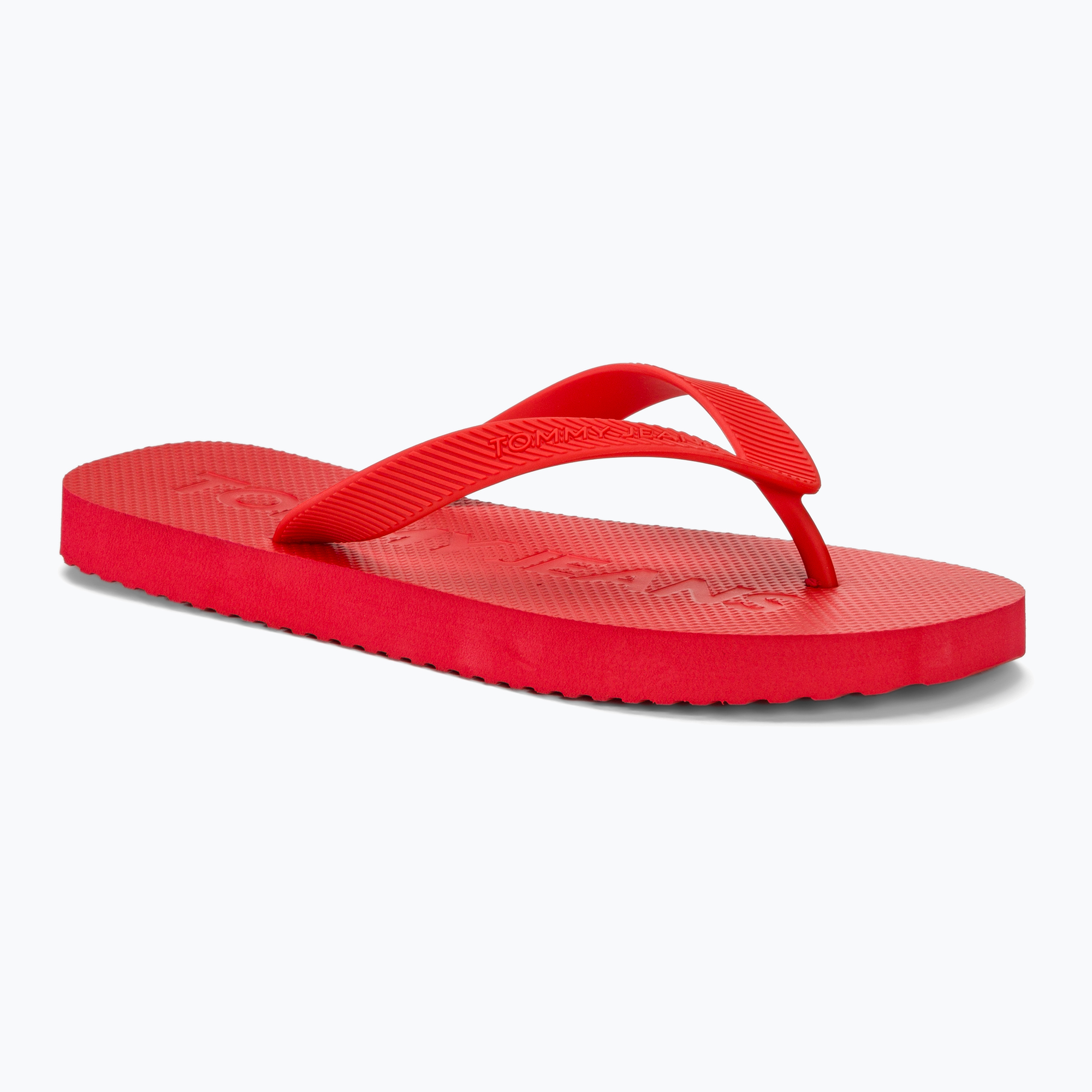 Infradito Tommy Jeans Beach da uomo, color cremisi scuro (44 EU) (Beach Flip Flop EM0EM01392XNL)