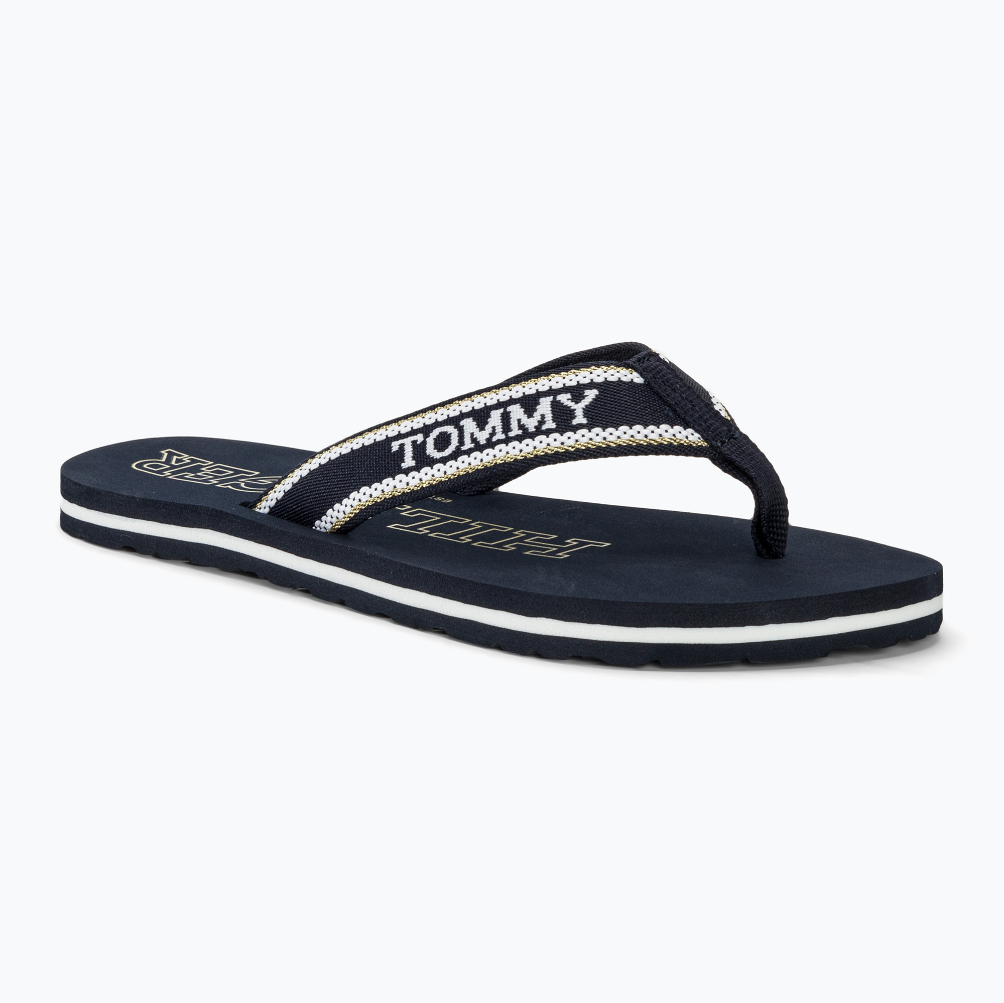 Tommy Hilfiger Beach Sandal infradito donna blu spaziale (37 EU) (Beach Sandal FW0FW07905DW6)