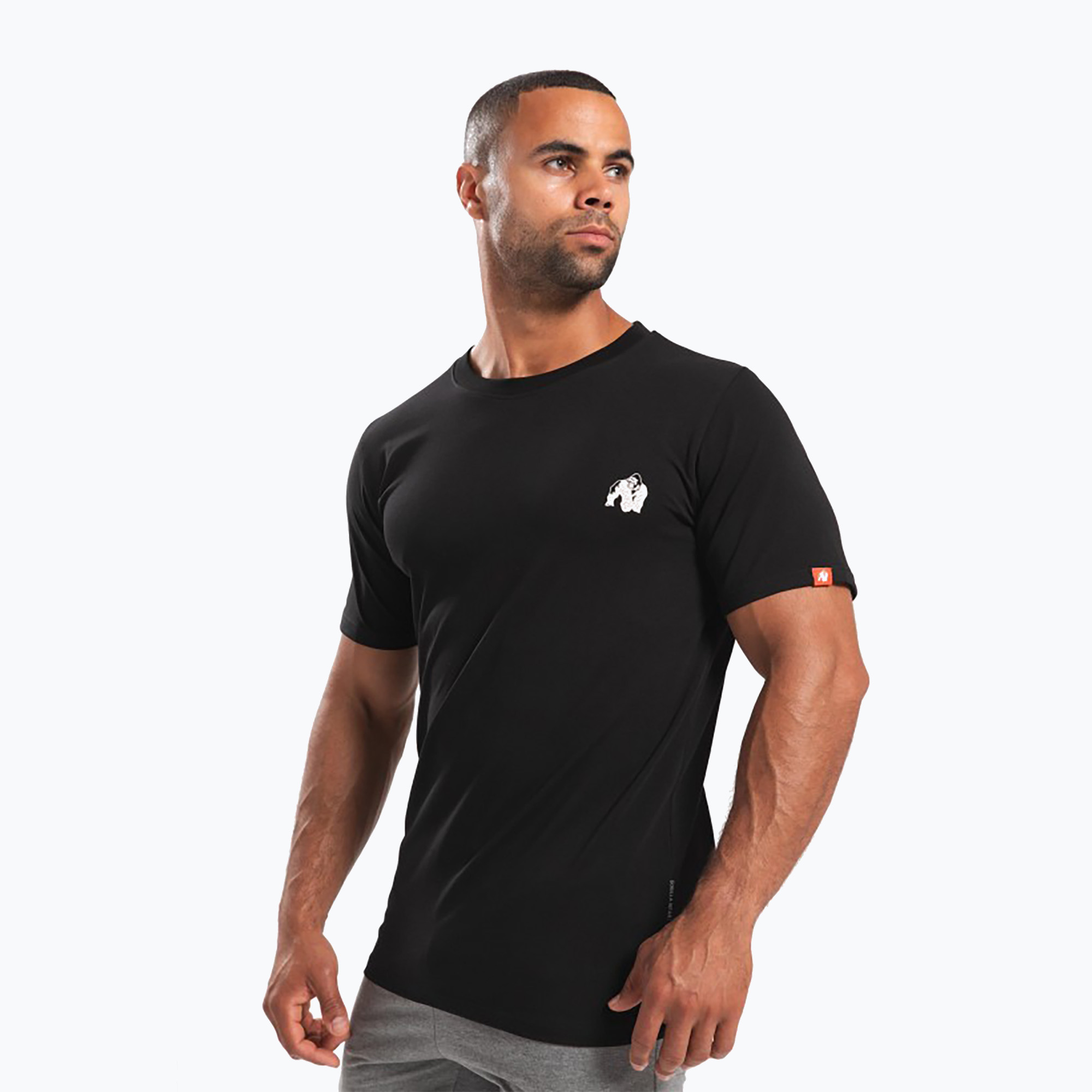 Maglietta da allenamento da uomo Gorilla Wear Warren nero (M) (Warren 90573900)