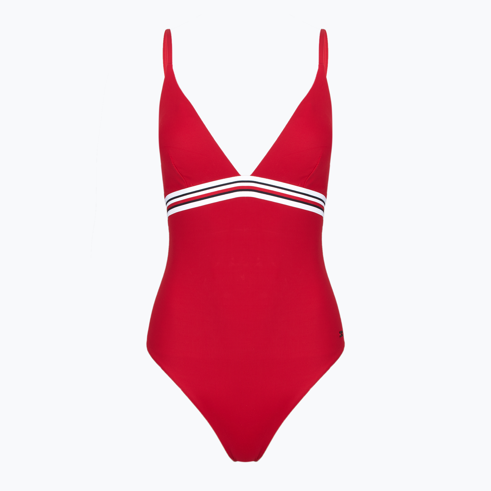 Tommy Hilfiger costume intero donna Triangolo One Piece Rp Ext rosso primario (XL) (Triangle One Piece Rp Ext UW0UW05847XLG)