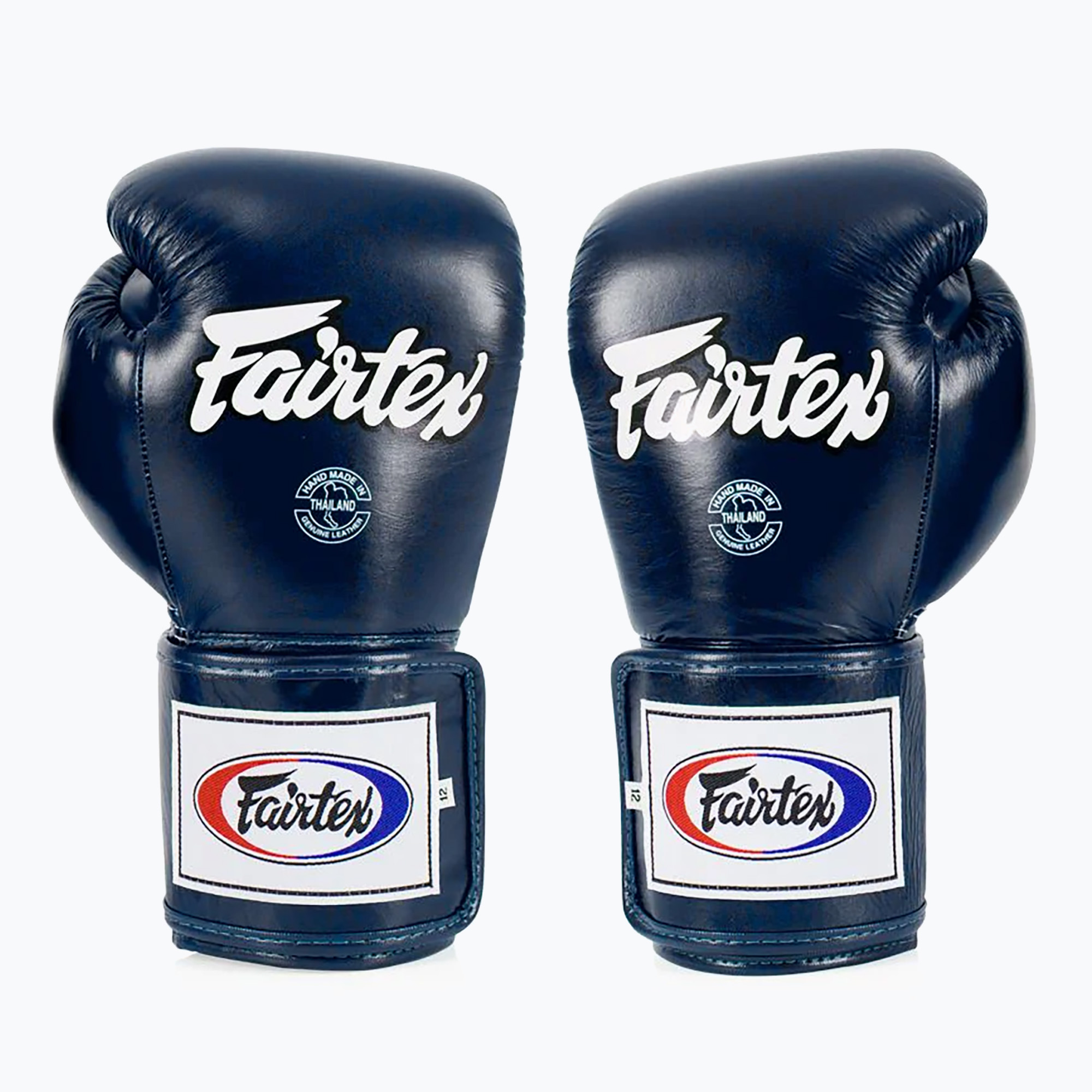 Guantoni da boxe Fairtex Super Sparring - Pollice bloccato blu