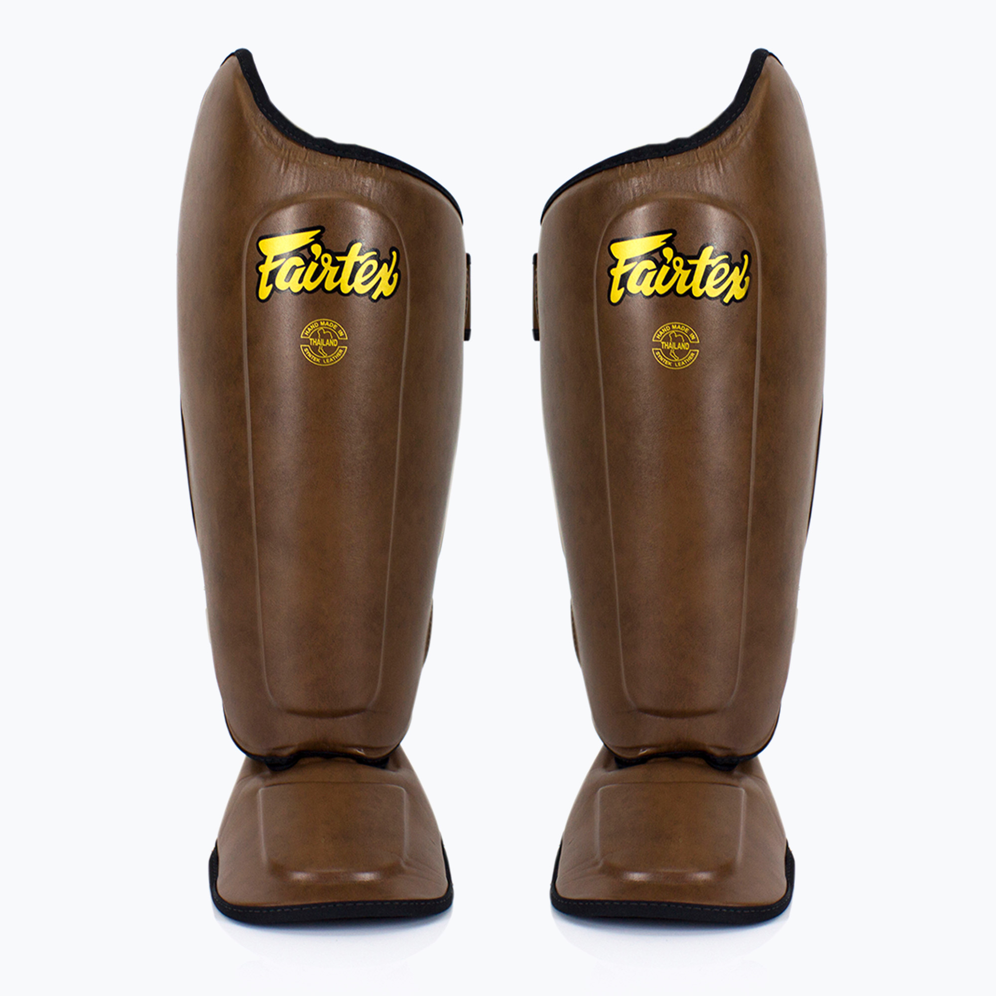 Parastinchi Fairtex Ultimate marrone (M) (Ultimate Shin Pads SP8-BR)