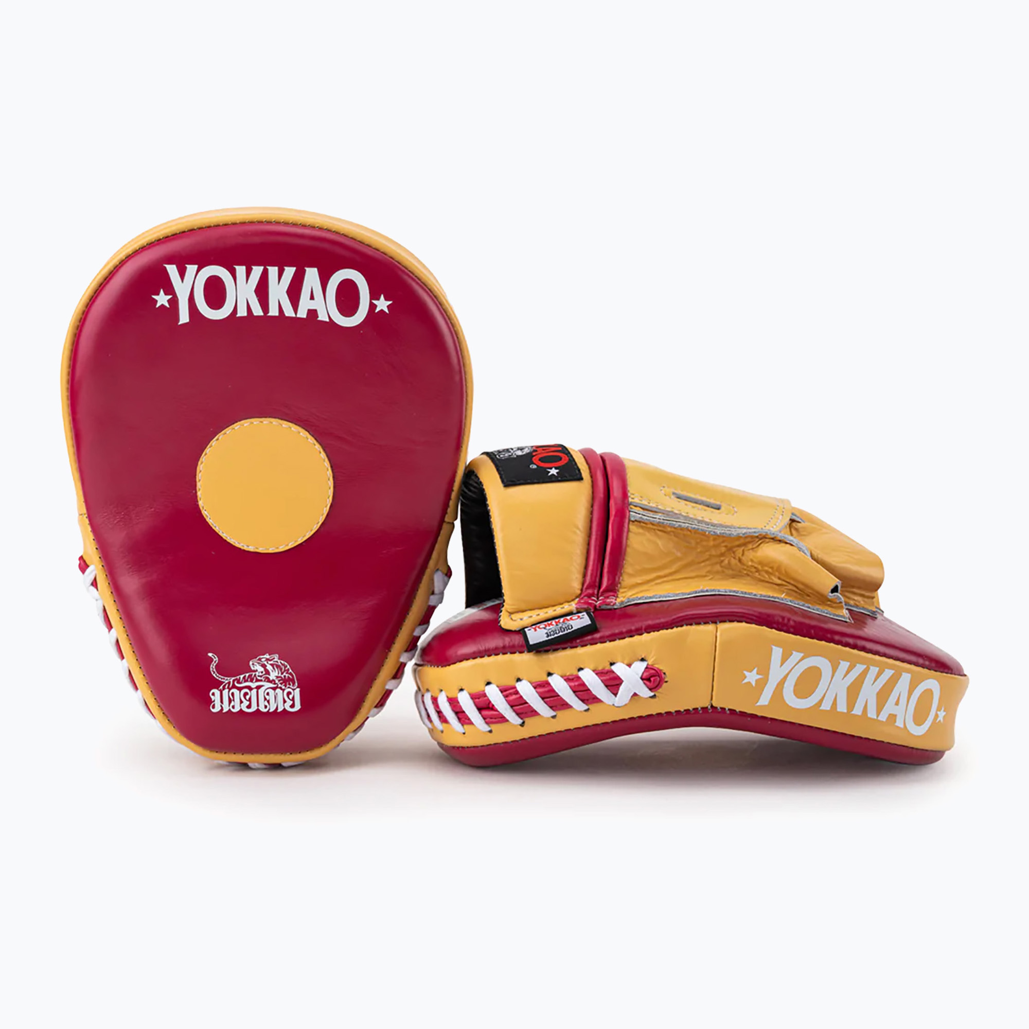 YOKKAO Focus Mitts Dischi da allenamento aperti al mango/ceraso (Focus Mitts Open FYML-21)