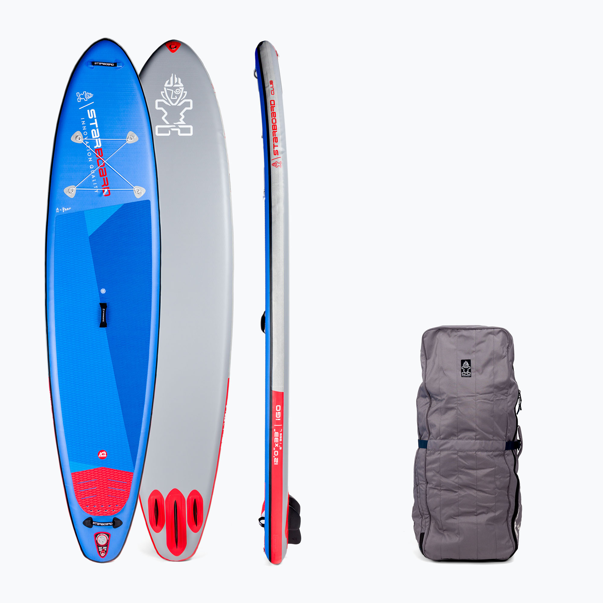 Starboard SUP iGO Club Deluxe SC 12'0" club deluxe SUP board (366 cm) (iGO niebieska 2012220601002)