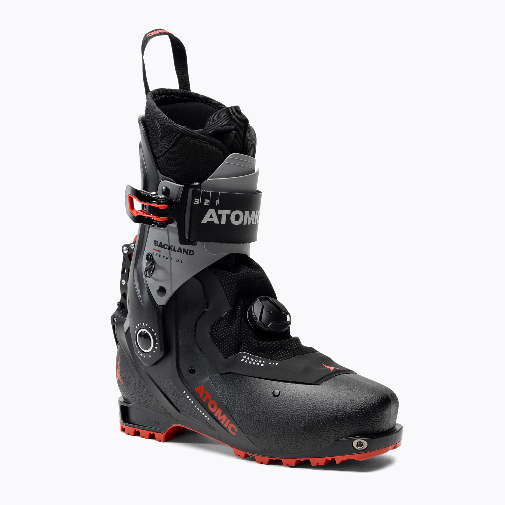 Scarpone da sci Atomic Backland Expert UL da uomo nero/grigio/rosso (26.0-26.5 cm) (Backland Expert AE5027520)
