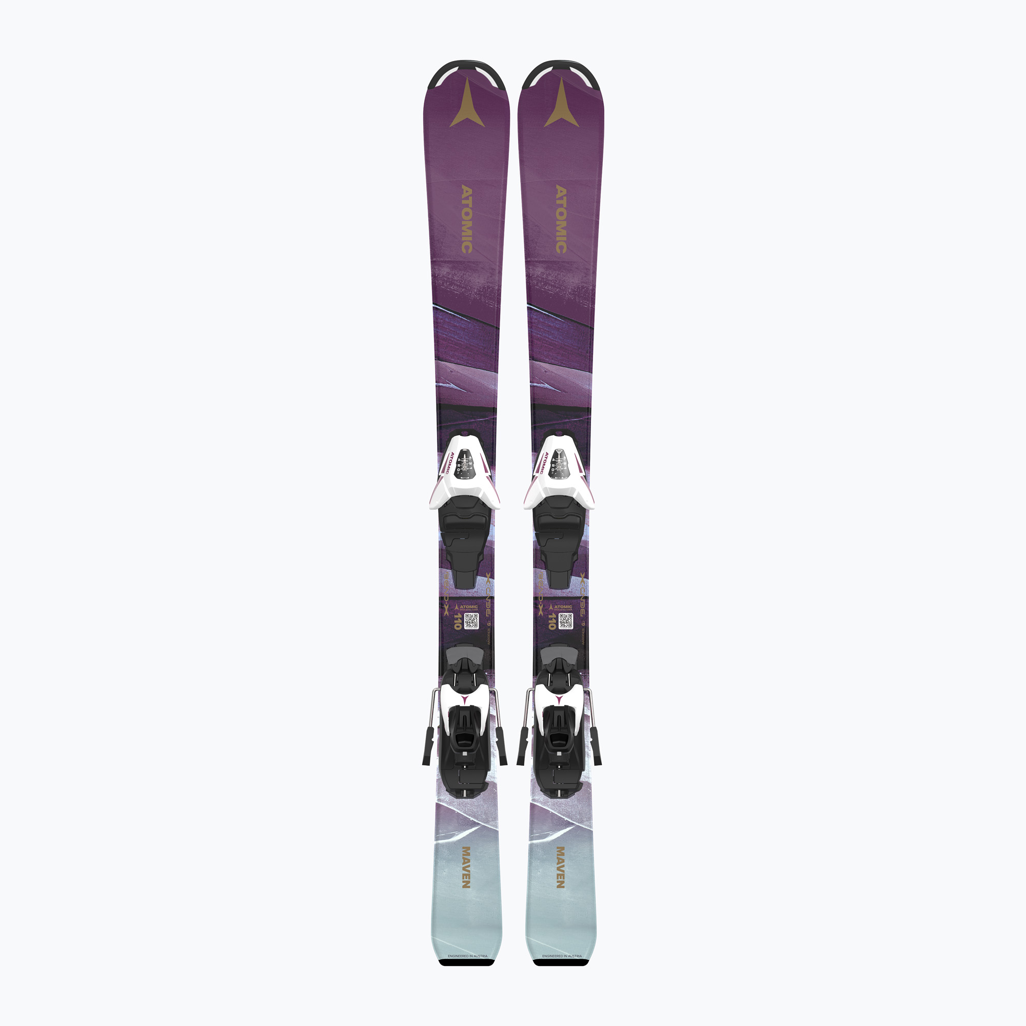 Sci da discesa per bambini Atomic Maven Girl JTS + attacchi C5 GW laven (110 cm) (Maven Girl JTS+C5 GW AASS03534)
