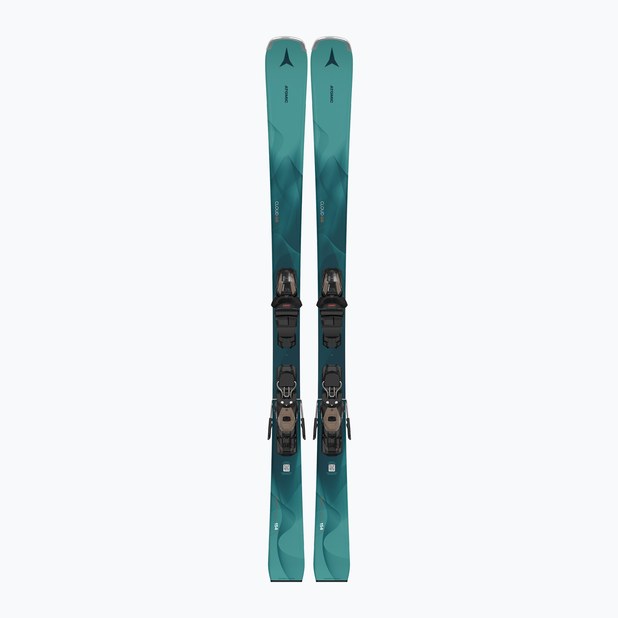 Sci da discesa da donna Atomic Cloud Q8 + attacchi M10 GW benzina (147 cm) (Cloud Q8 + M10 GW AASS03528)