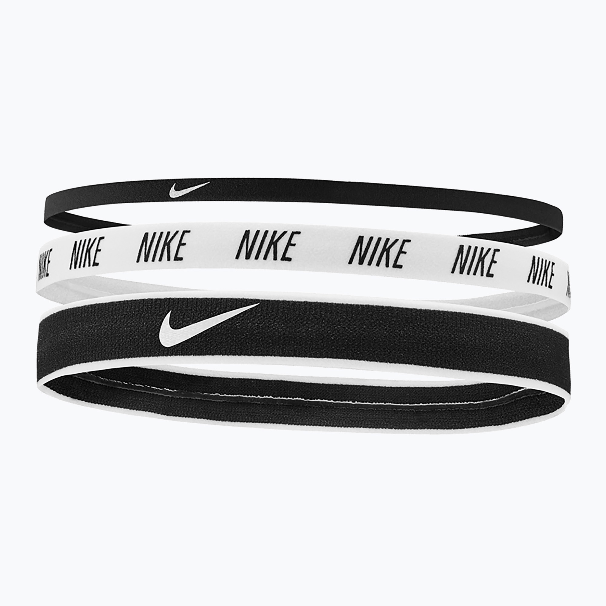 Fasce Nike Tidth 3 pezzi nero/bianco/nero (Tidth N0002548)
