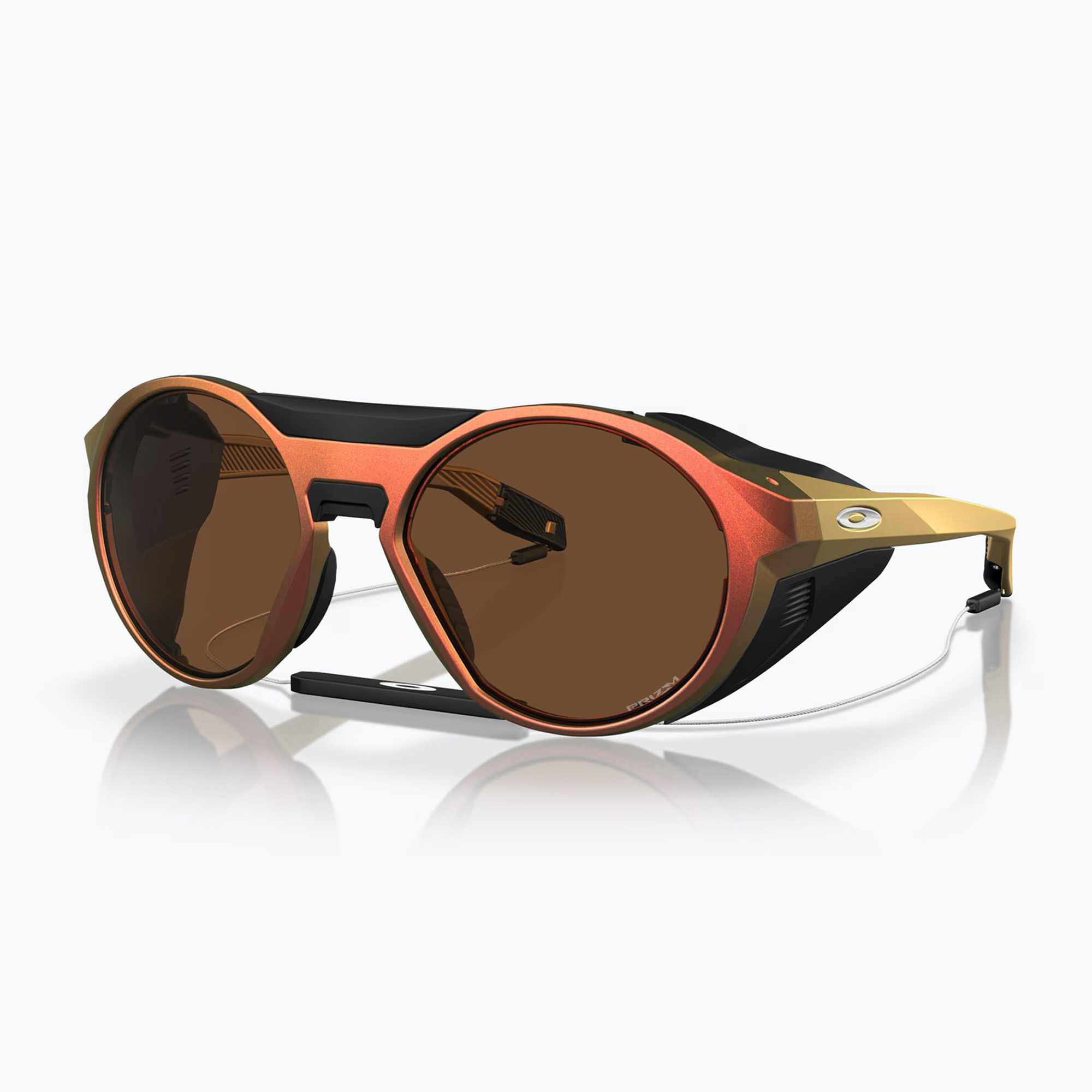 Occhiali da sole Oakley Clifden rosso opaco oro colorshift/prizm bronzo (Clifden OO9440-2356)