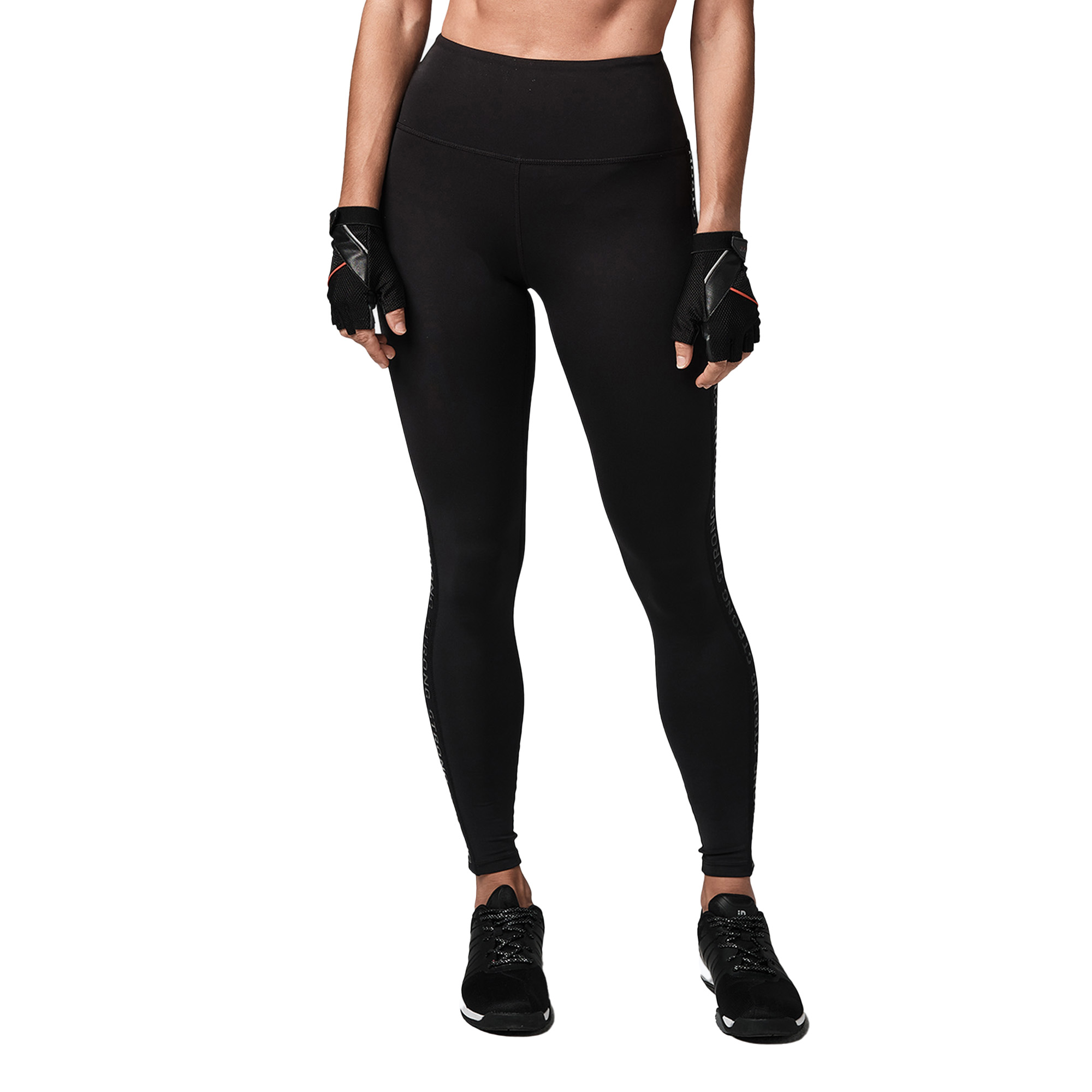 Leggings donna STRONG ID Essential nero (S) (Essential Z1B01339)