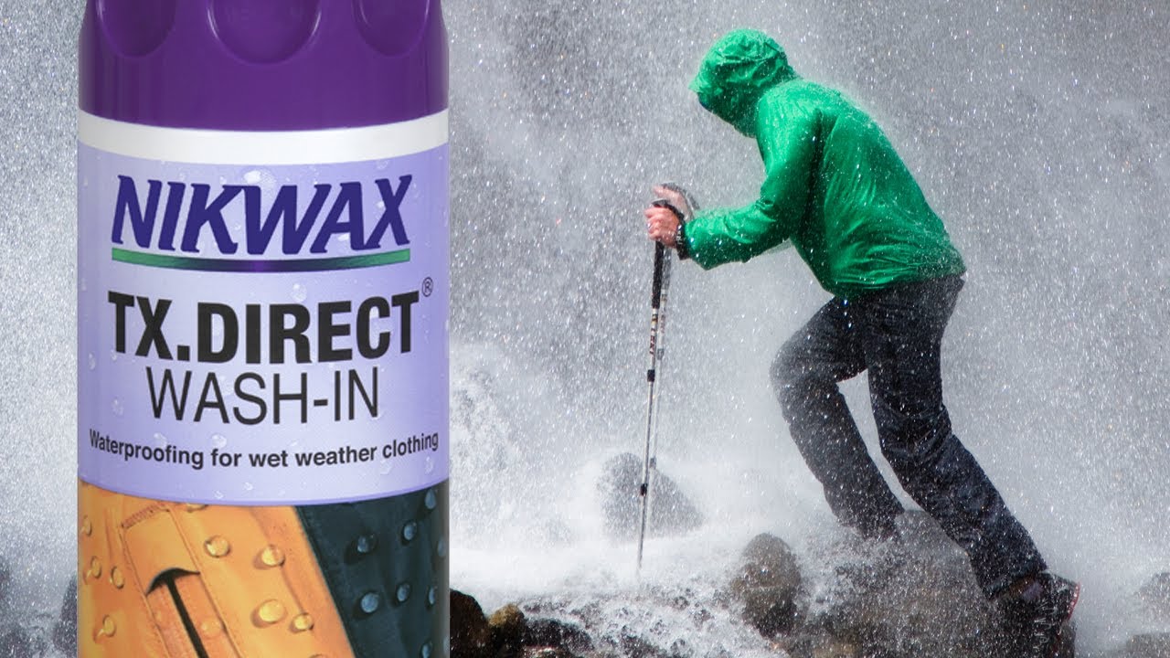 Nikwax Tech Wash + TX-Direct 2 x 1000 ml Kit per l'impermeabilizzazione degli indumenti