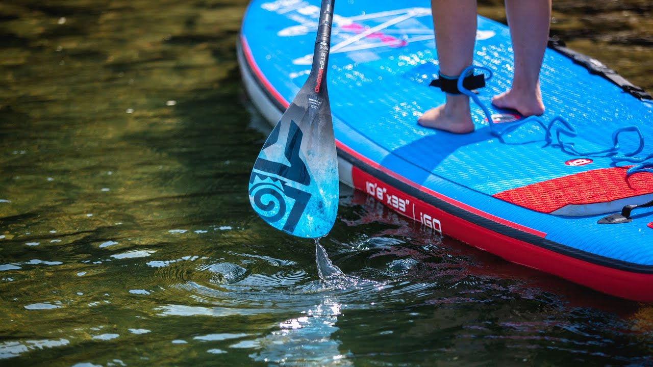Starboard Enduro Tiki Tech 2-Piece SUP Paddle 29 mm Carbon S35 tech blue