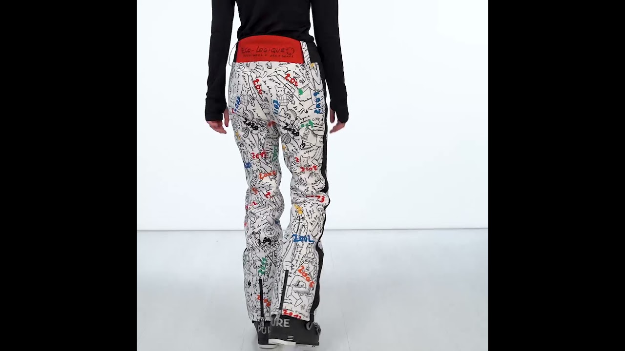 Pantaloni da sci Rossignol Eco-Logic da donna, bianco
