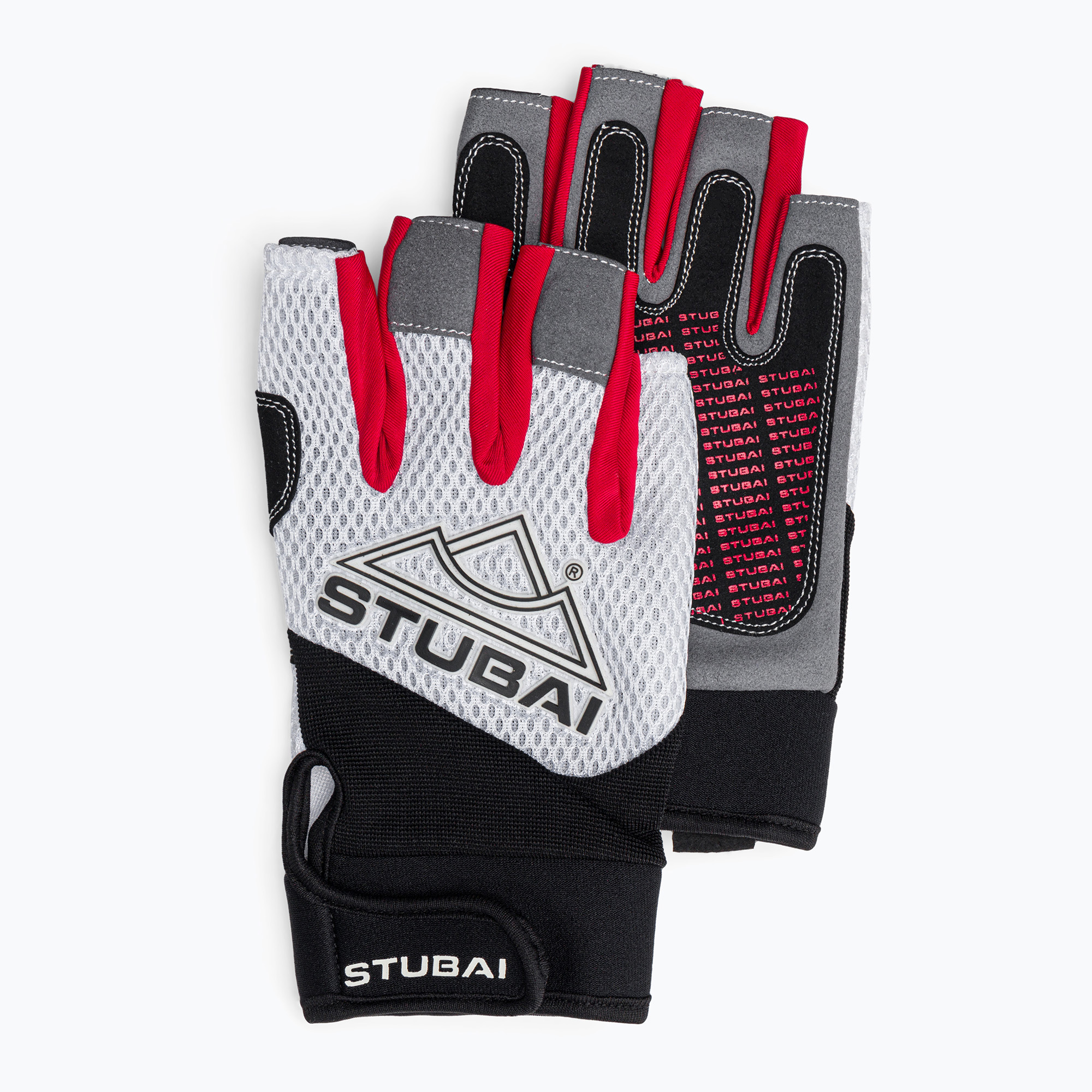 Guanti da arrampicata STUBAI Eternal 3/4 Finger bianco/rosso (L) (Eternal 3/4 Finger 950072)