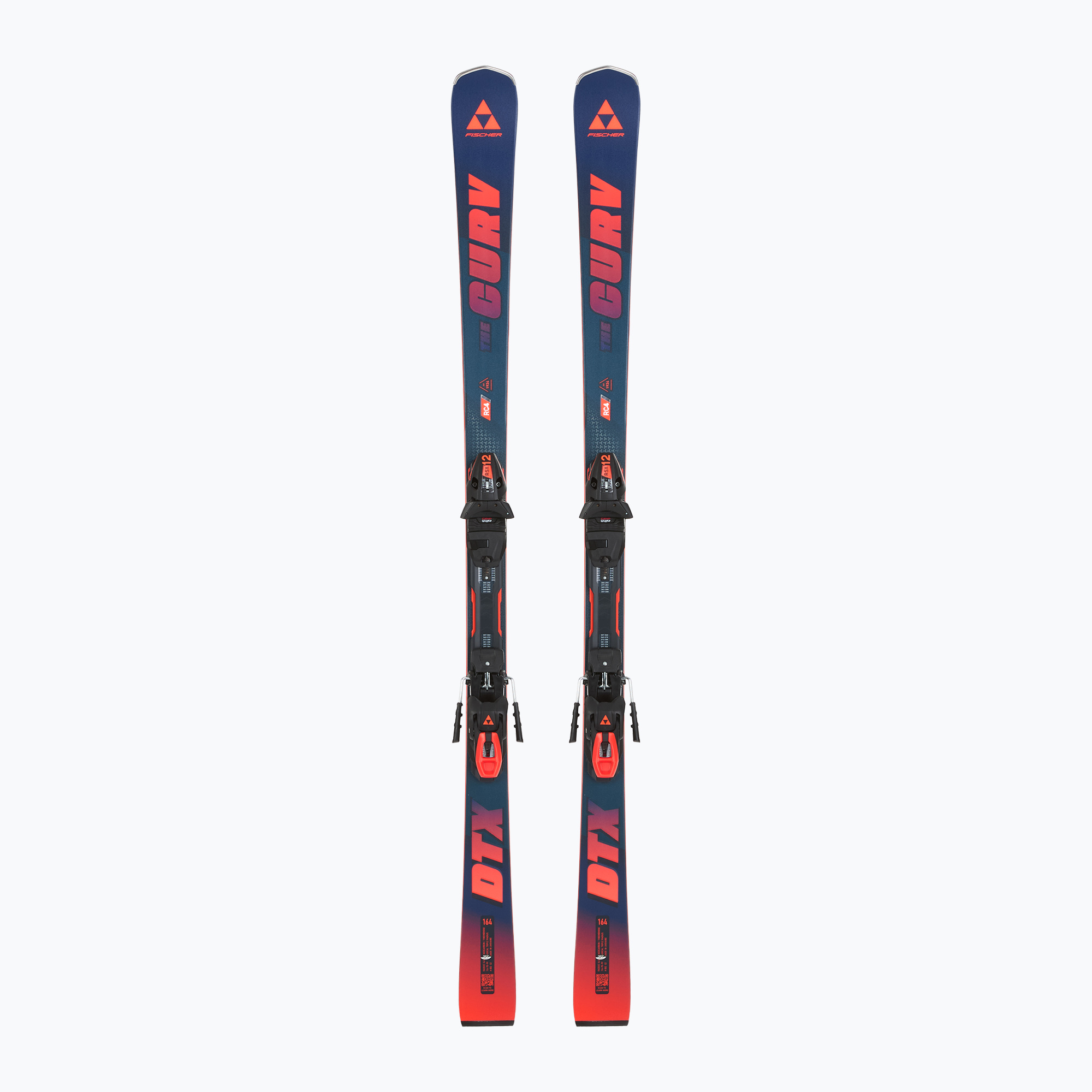 Sci da discesa Fischer Curv DTX M-Track + attacchi RSX 12 GW PR (164 cm) (Curv DTX M-Track + RSX 12 GW PR P08224)