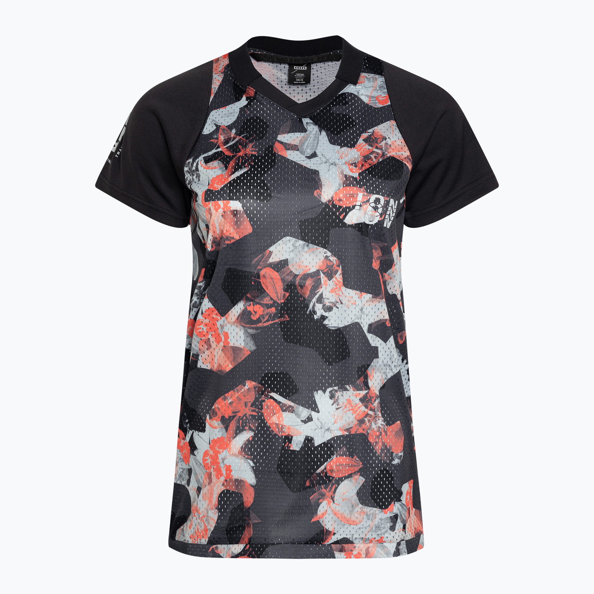 Maglia ciclismo donna ION Scrub nero (S) (Scrub Ls 47223-5026)