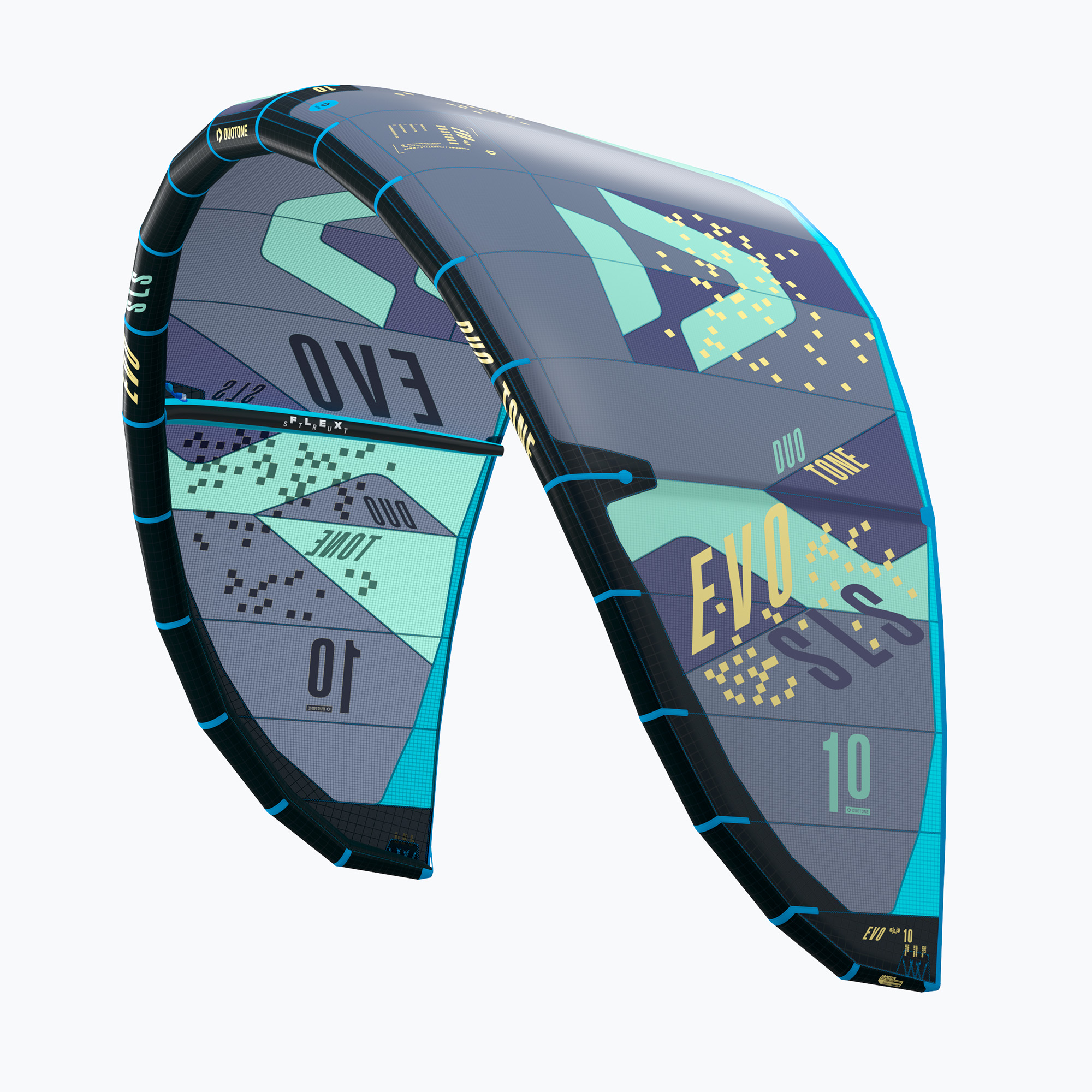 Aquilone da kitesurf DUOTONE Evo SLS 2023 grigio scuro (11 m) (Evo SLS 2023 44230-3013)