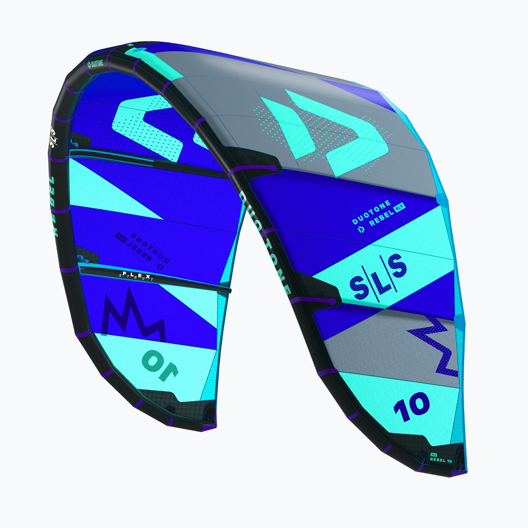 DUOTONE Kite Rebel SLS 2024 blu/grigio chiaro (12.0) (Rebel SLS 2024 44240-3010)