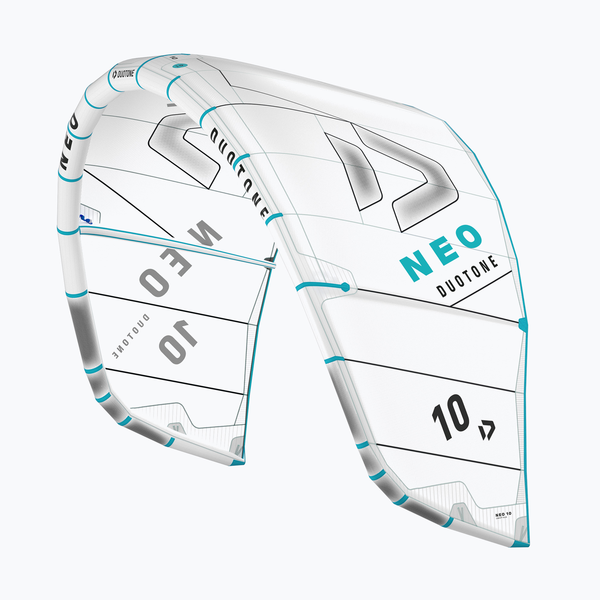 DUOTONE kite kitesurf Neo Concept Blu 2024 non tinto bianco (10.0) (Neo Concept Blue 2024 44240-3034)