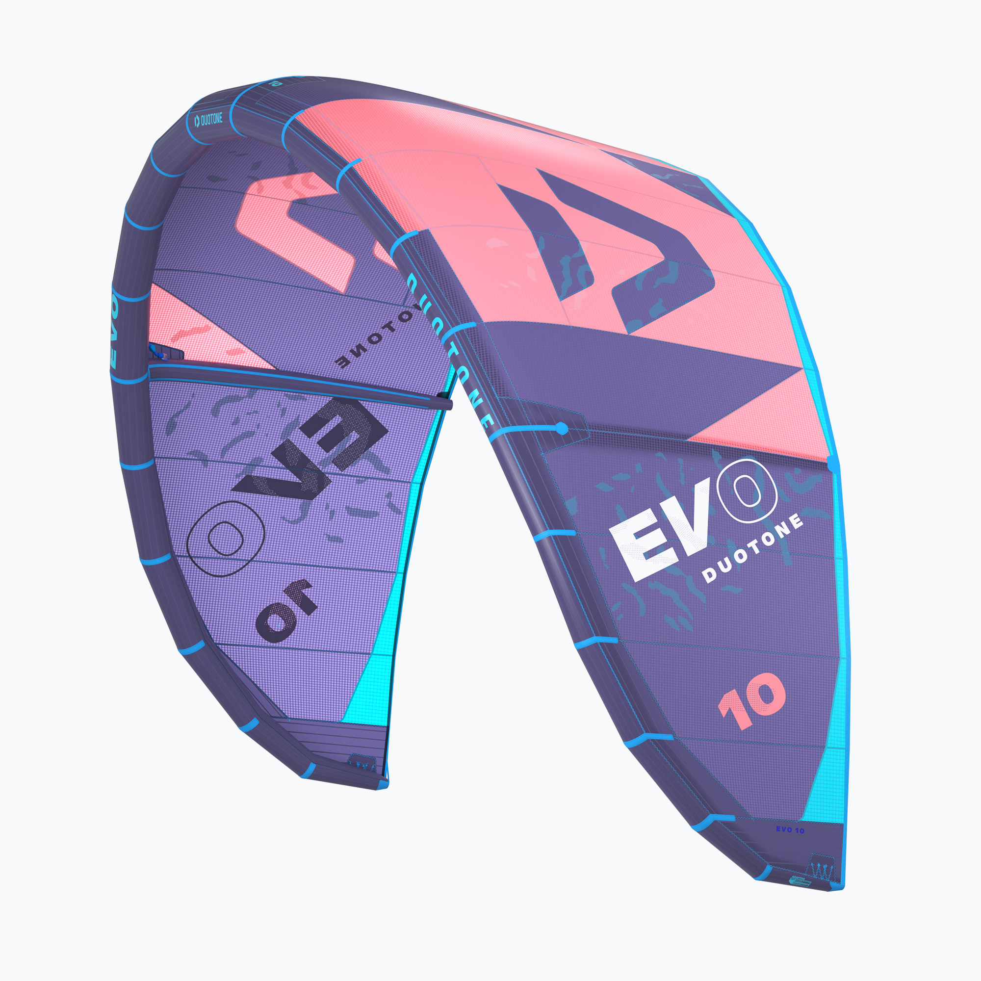 Aquilone da kitesurf DUOTONE Evo 2024 coral/heron (12.0) (Evo 2024 44240-3003)