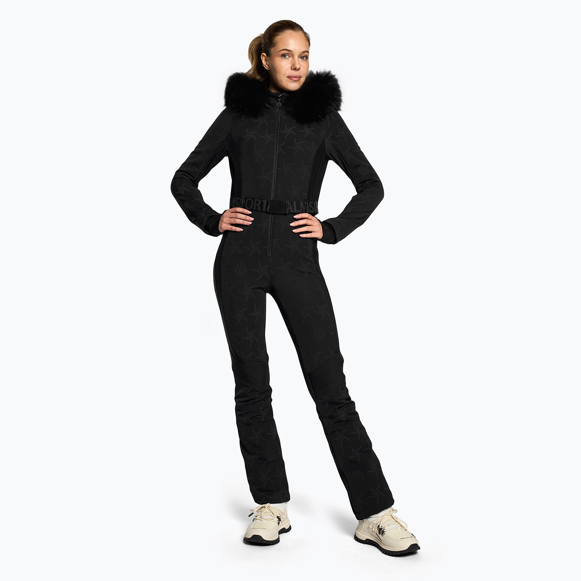 Tuta da sci donna Sportalm Sentin m.Kap+P nero (34) (Sentin m.Kap+P 1629006544)