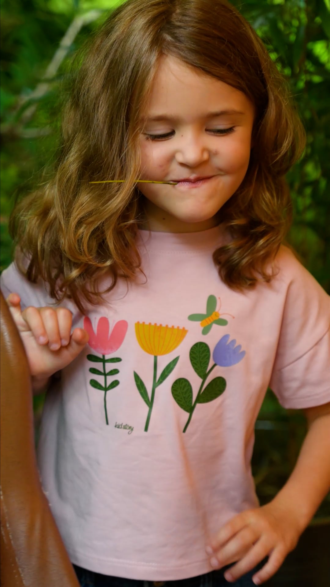 Maglietta KID STORY per bambini Cotone organico verde