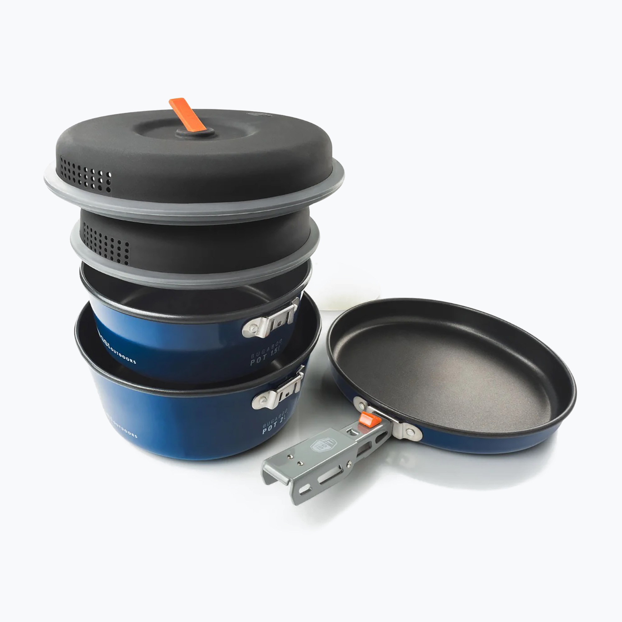 GSI Outdoors Bugaboo Ceramic Base Camper Set Small blu (1.5 l + 2 l) (Bugaboo Ceramic Base Camper Small 44232)