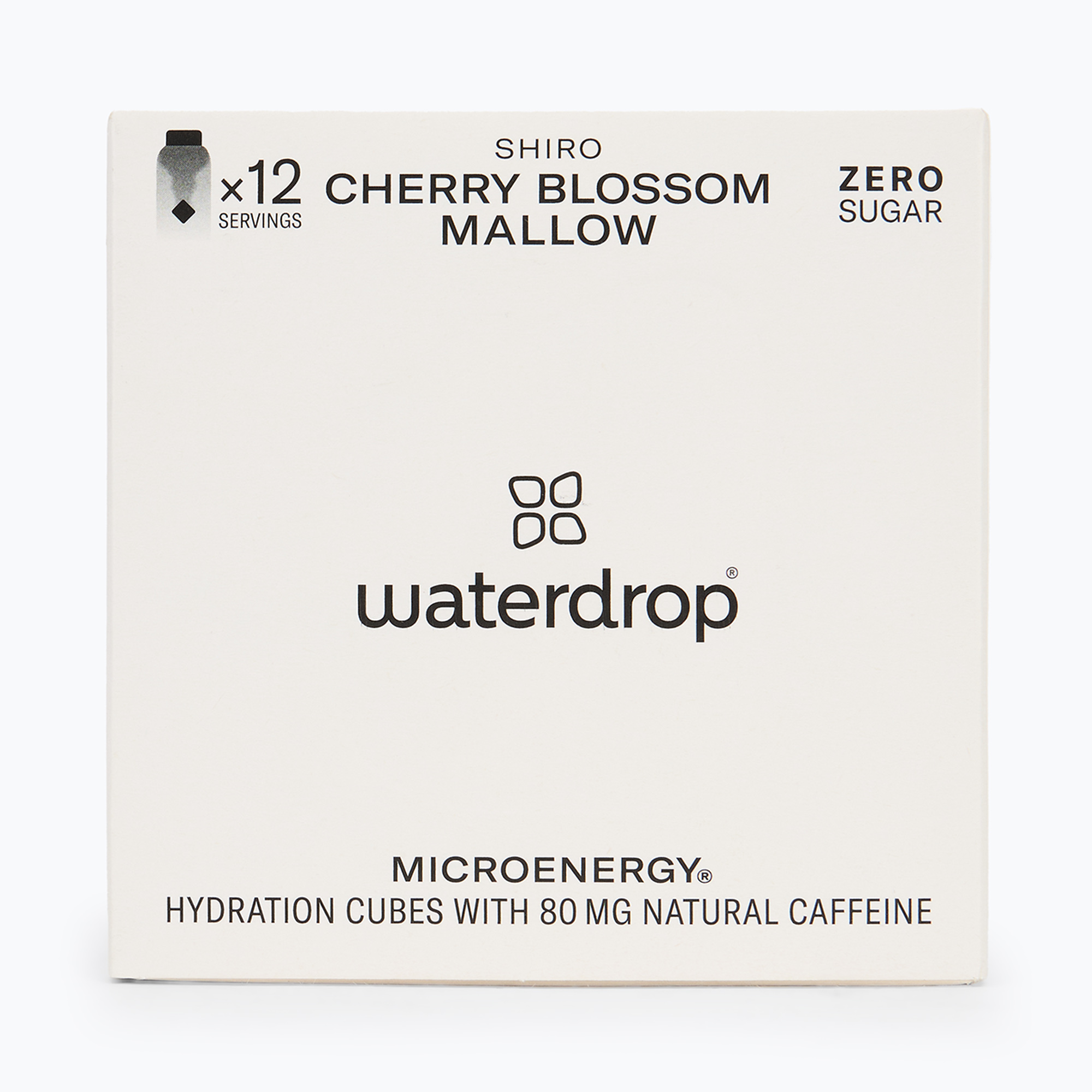 Microenergy waterdrop energy drink Shiro 12 cubetti fiori di ciliegio/malva