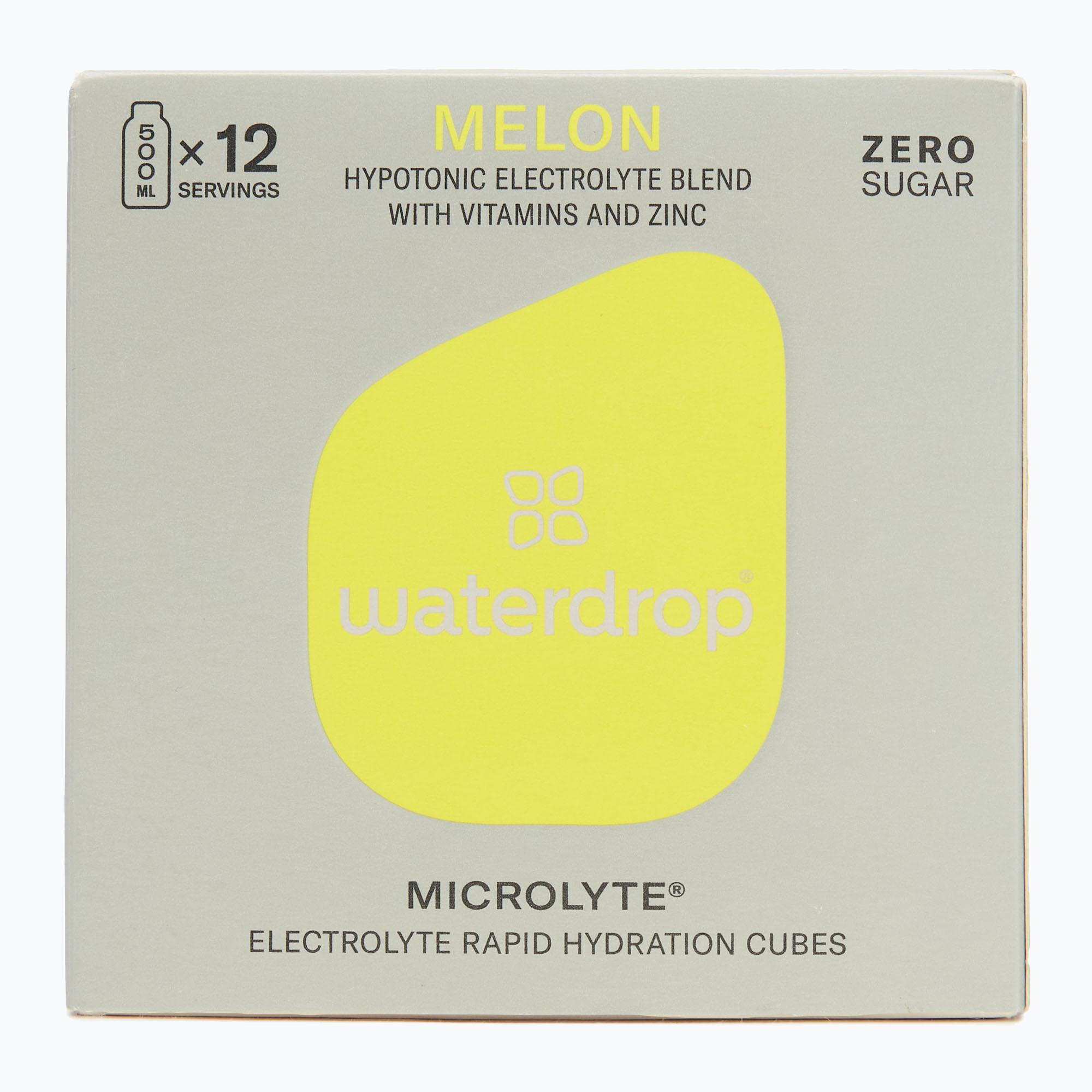 Bevanda isotonica waterdrop Microlyte 12 cubetti melone (12 x 2g) (Microlyte ELECTROMELON)