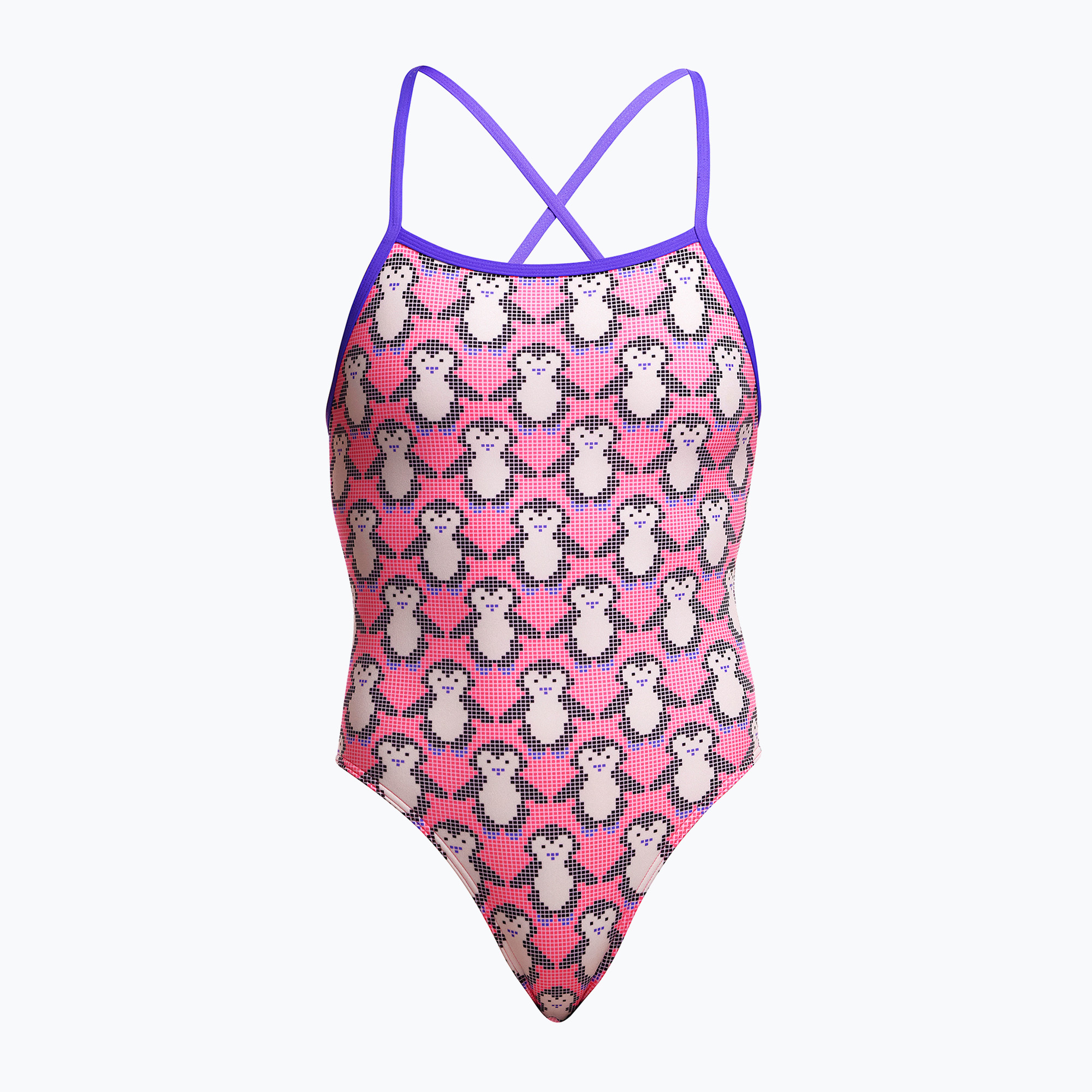 Funkita Tie Me Tight One Piece costume da bagno donna pixi pengi