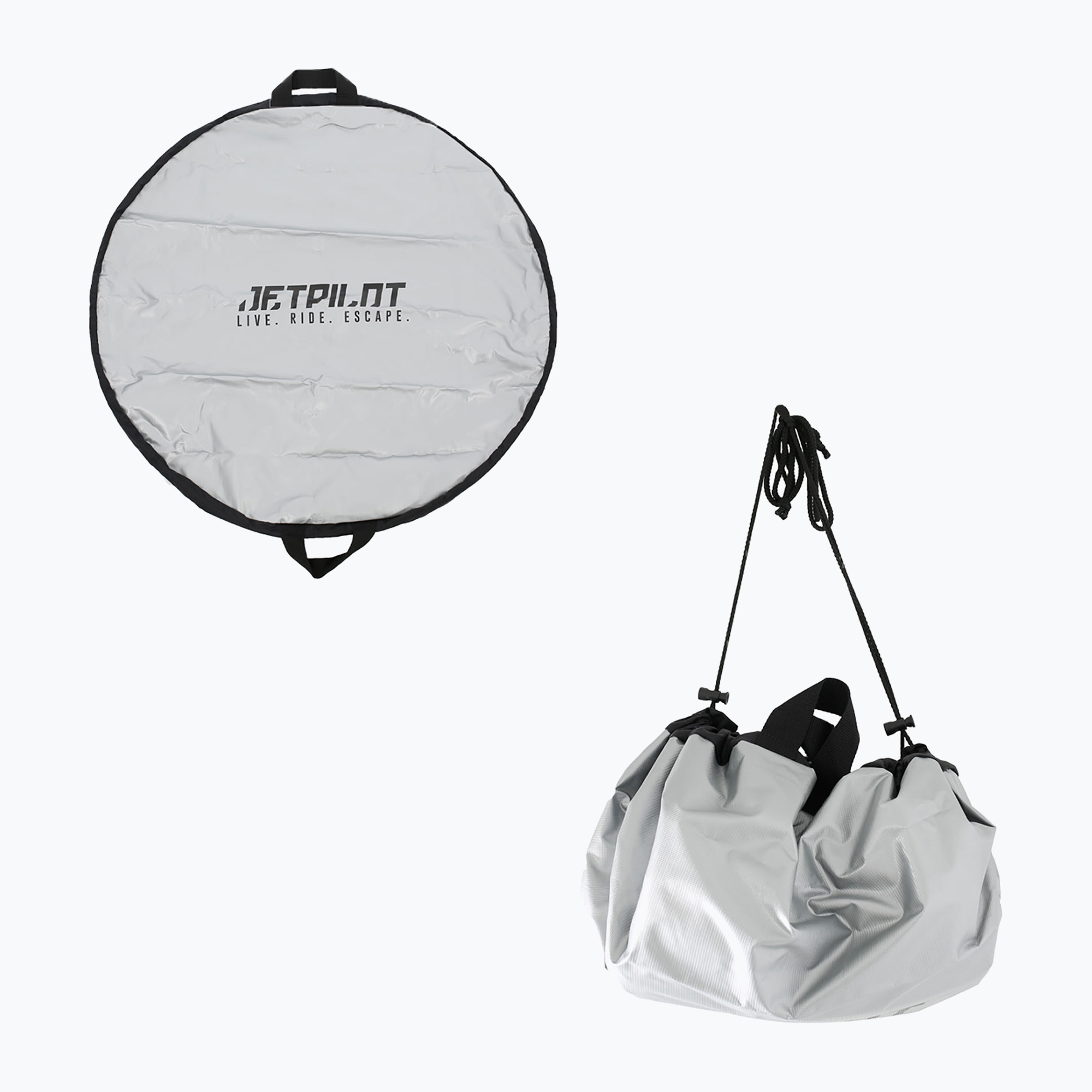 Jetpilot Muta Cambio borsa in schiuma nero (Wetsuit Change 20099)