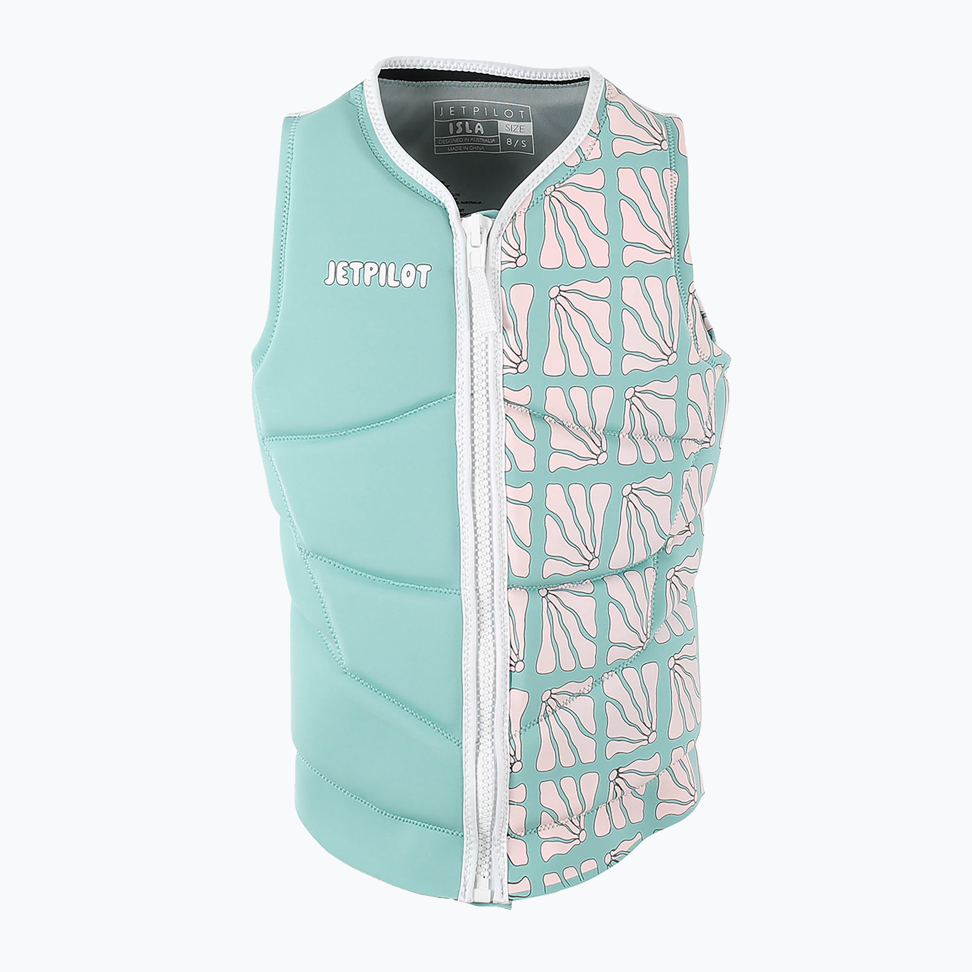 Gilet di sicurezza da donna Jetpilot Isla X1 F/E Neo Vest verde acqua (M) (Isla X1 F/E Neo Vest 2503701)