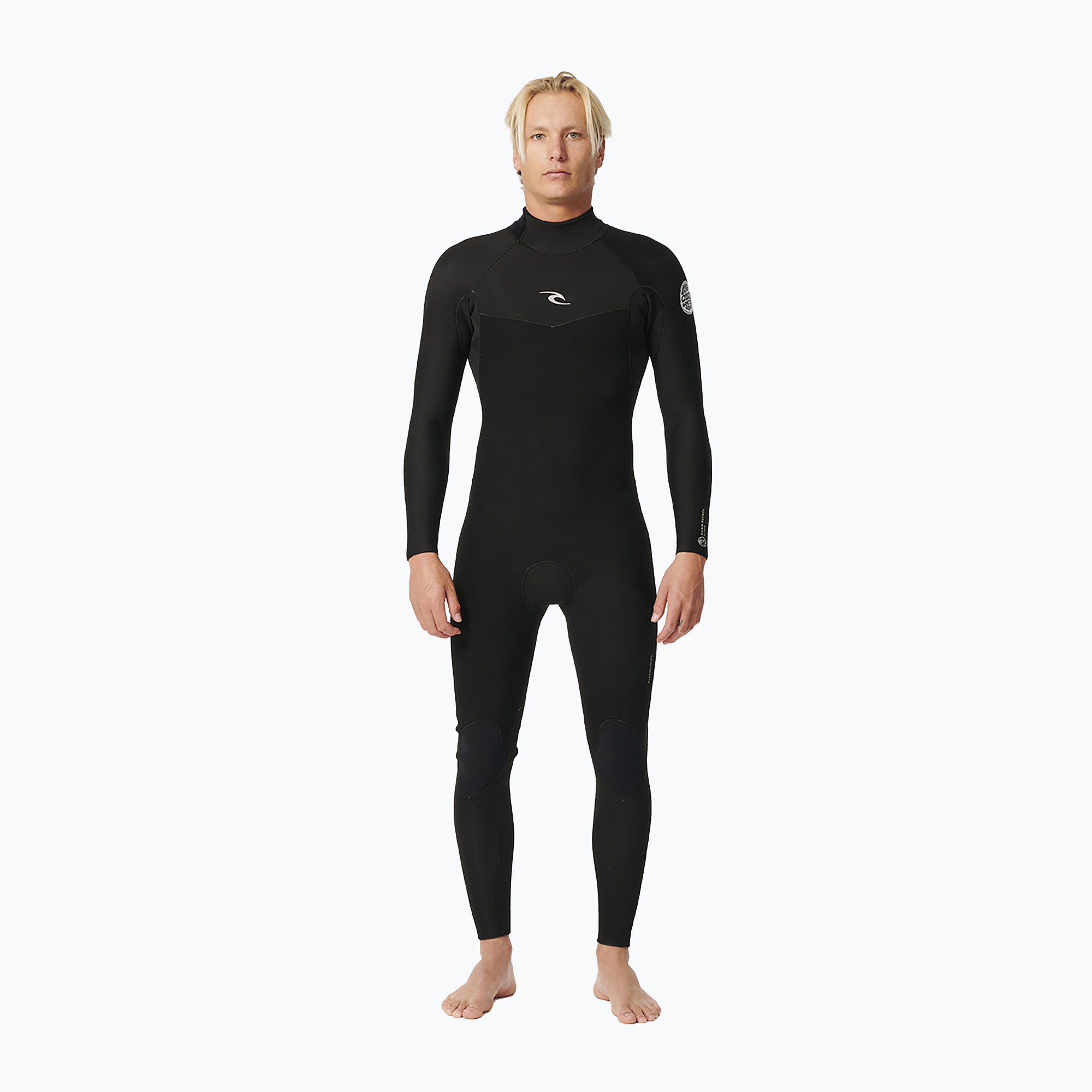 Rip Curl Dawn Patrol 5/3 mm GB BZ Steamer nera da uomo (L) (Dawn Patrol 5/3 mm Back Zip 159MFS90)