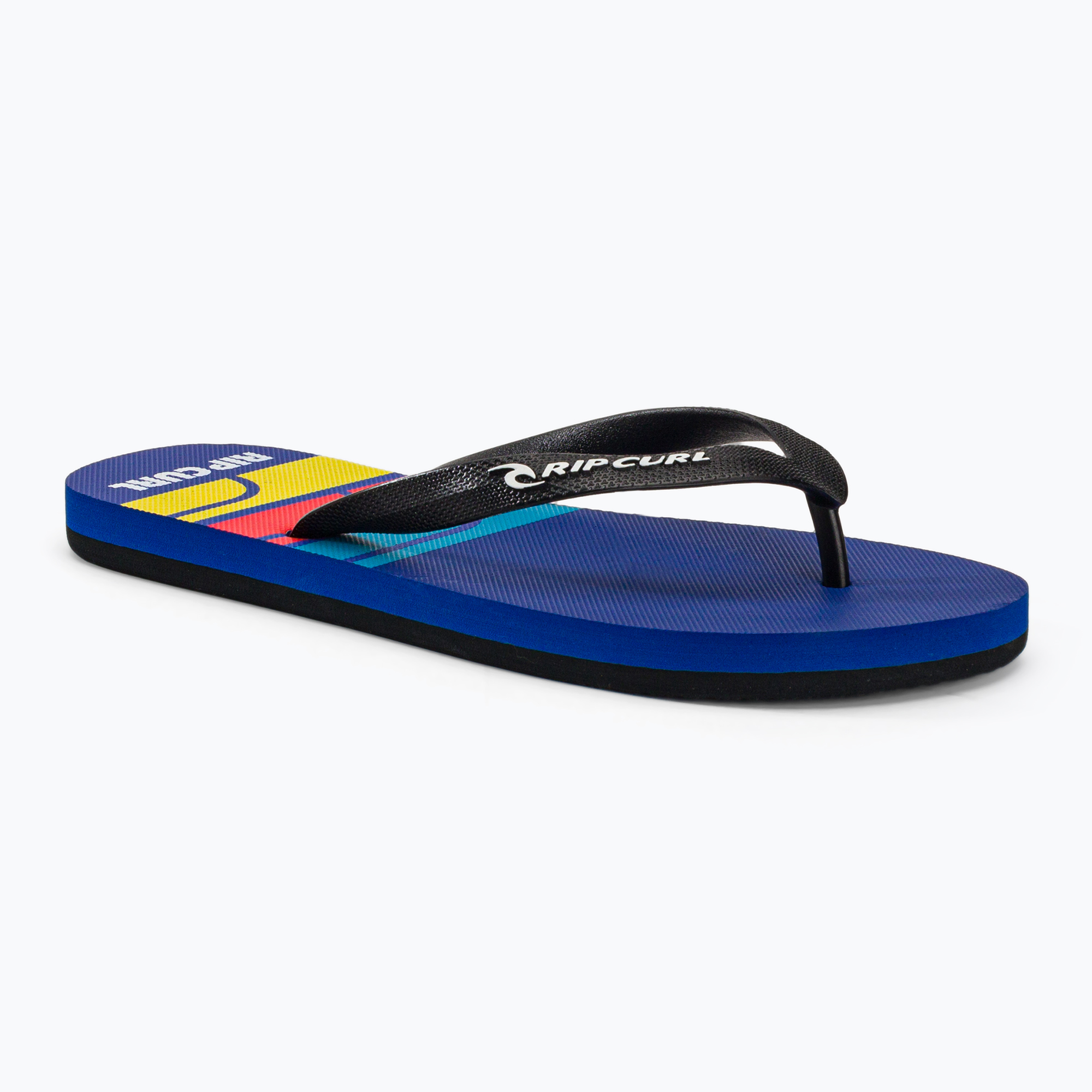 Infradito Rip Curl Surf Revival Logo Open Toe Uomo nero/blu (40 EU) (Surf Revival Logo Open Toe 19YMOT)
