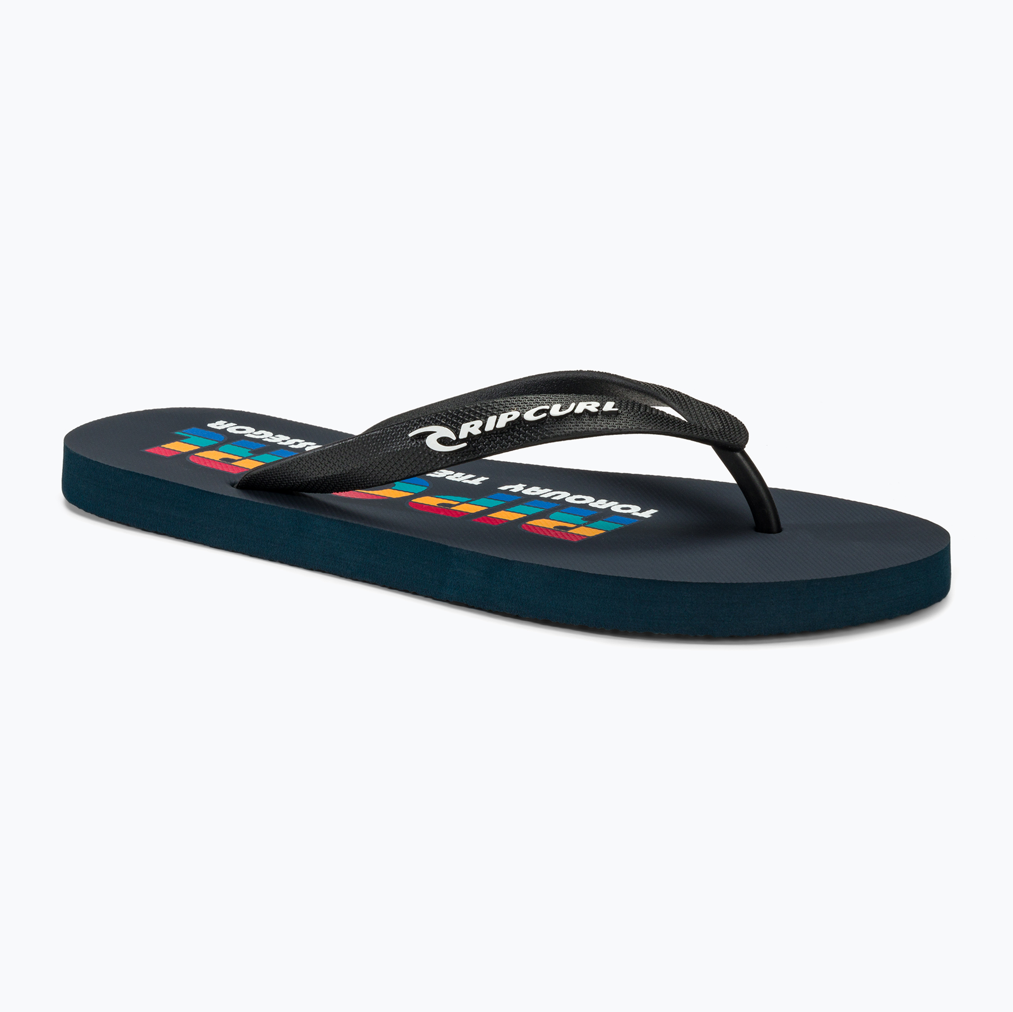 Infradito Rip Curl Icons of Surf Bloom Open Toe da uomo, blu/rosso (43 EU) (Icons of Surf Bloom Open Toe 1AKMOT)