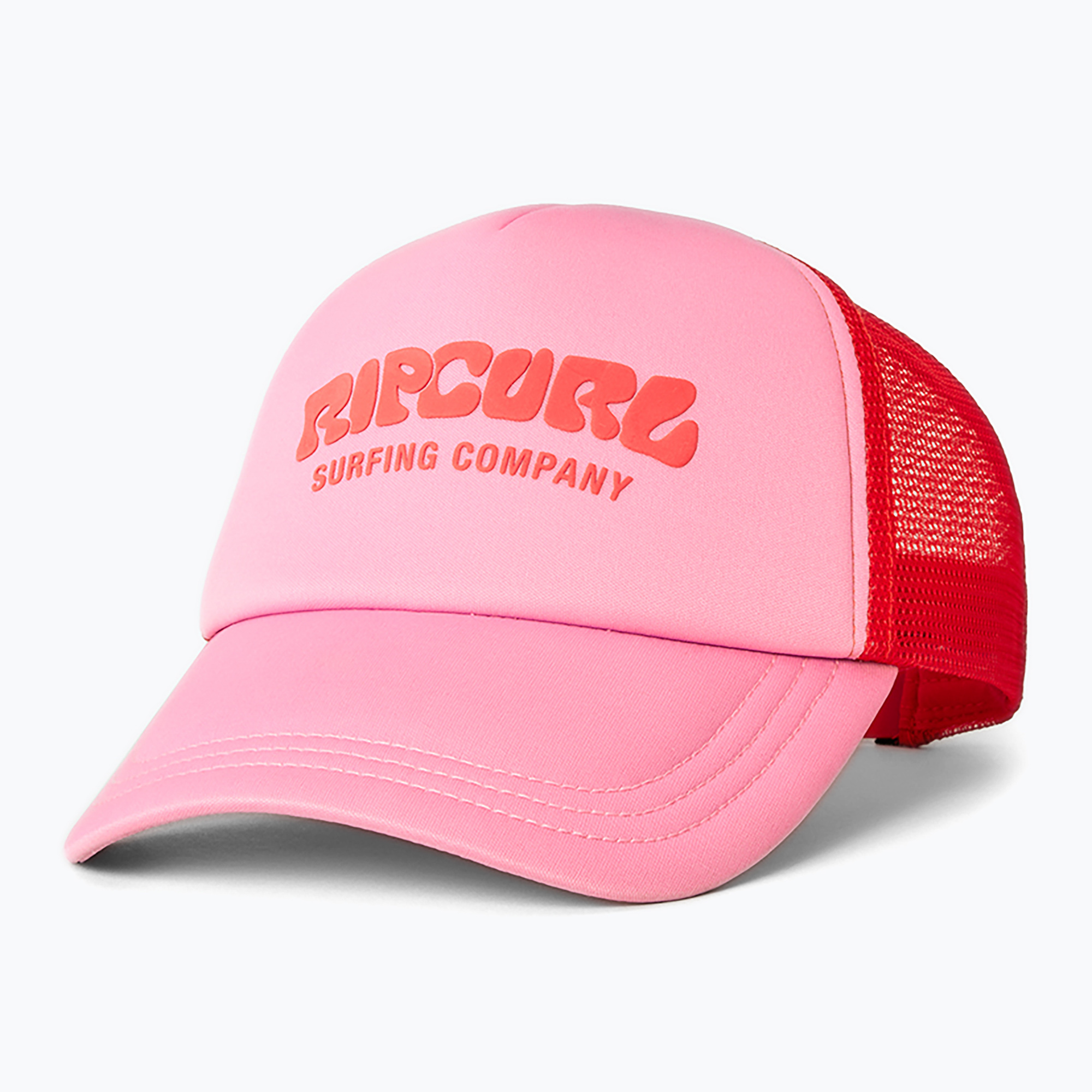 Cappello da baseball Rip Curl Surf Puff Trucker rosa da donna (Surf Puff Trucker 05WWHE)