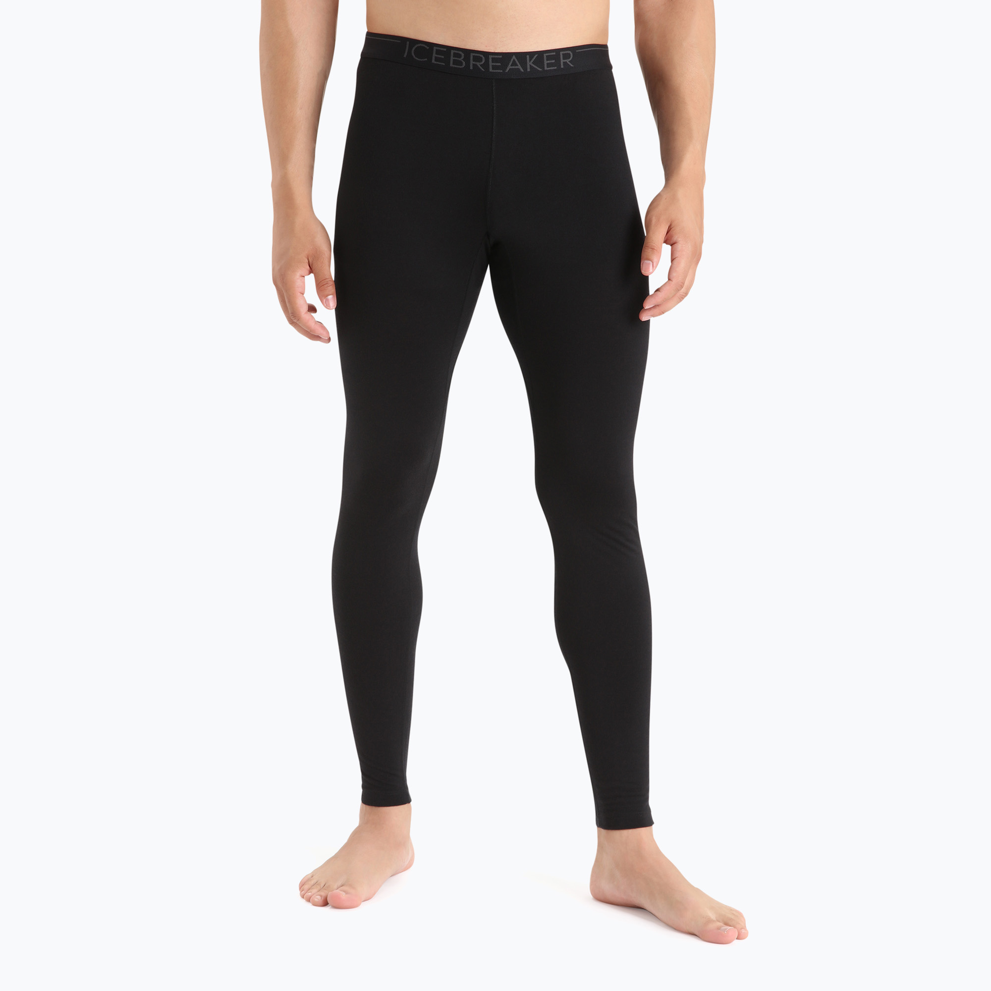 Pantaloni termici da uomo icebreaker 200 Oasis nero (M) (200 Oasis IB1043690011)