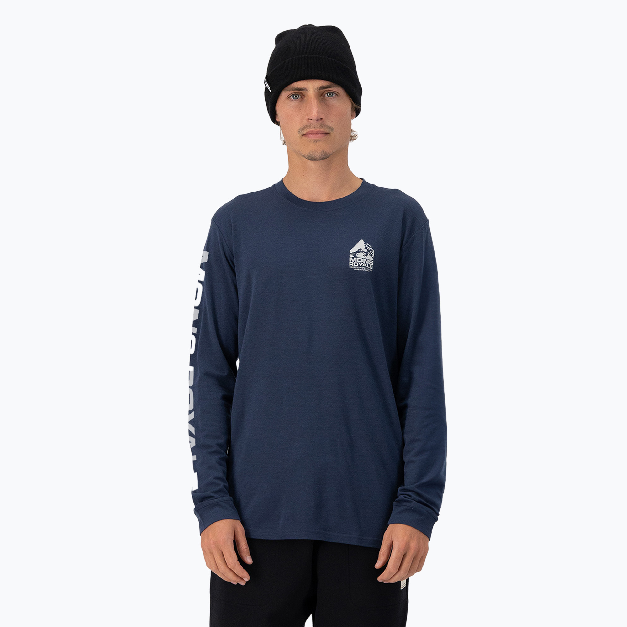 Manica lunga termica attiva da uomo Mons Royale Icon mezzanotte (XL) (Icon 100389-1244-568)
