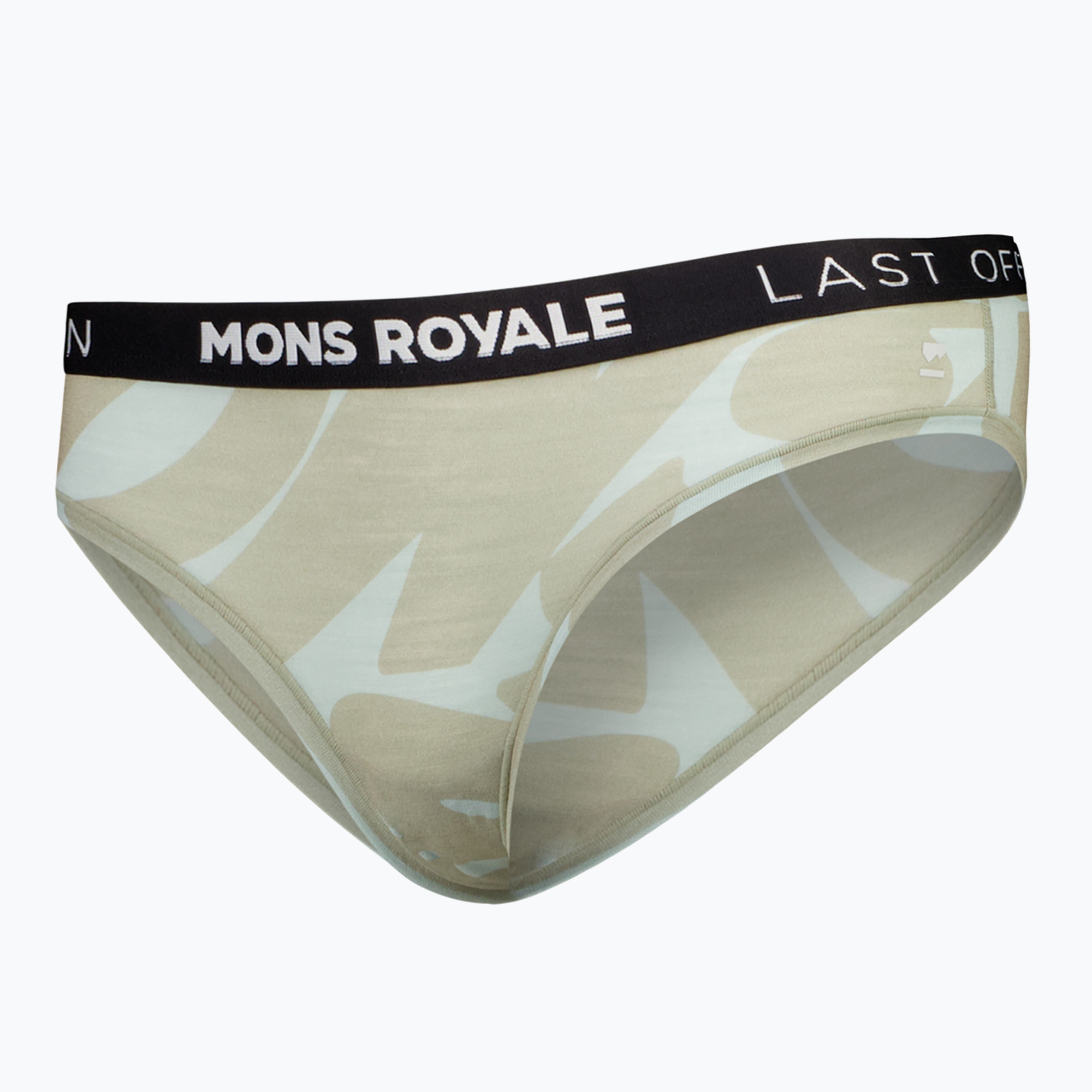 Slip termico donna Mons Royale FOLO Brief segnale ghiacciaio perso (L) (FOLO Brief 100044-2169-812)
