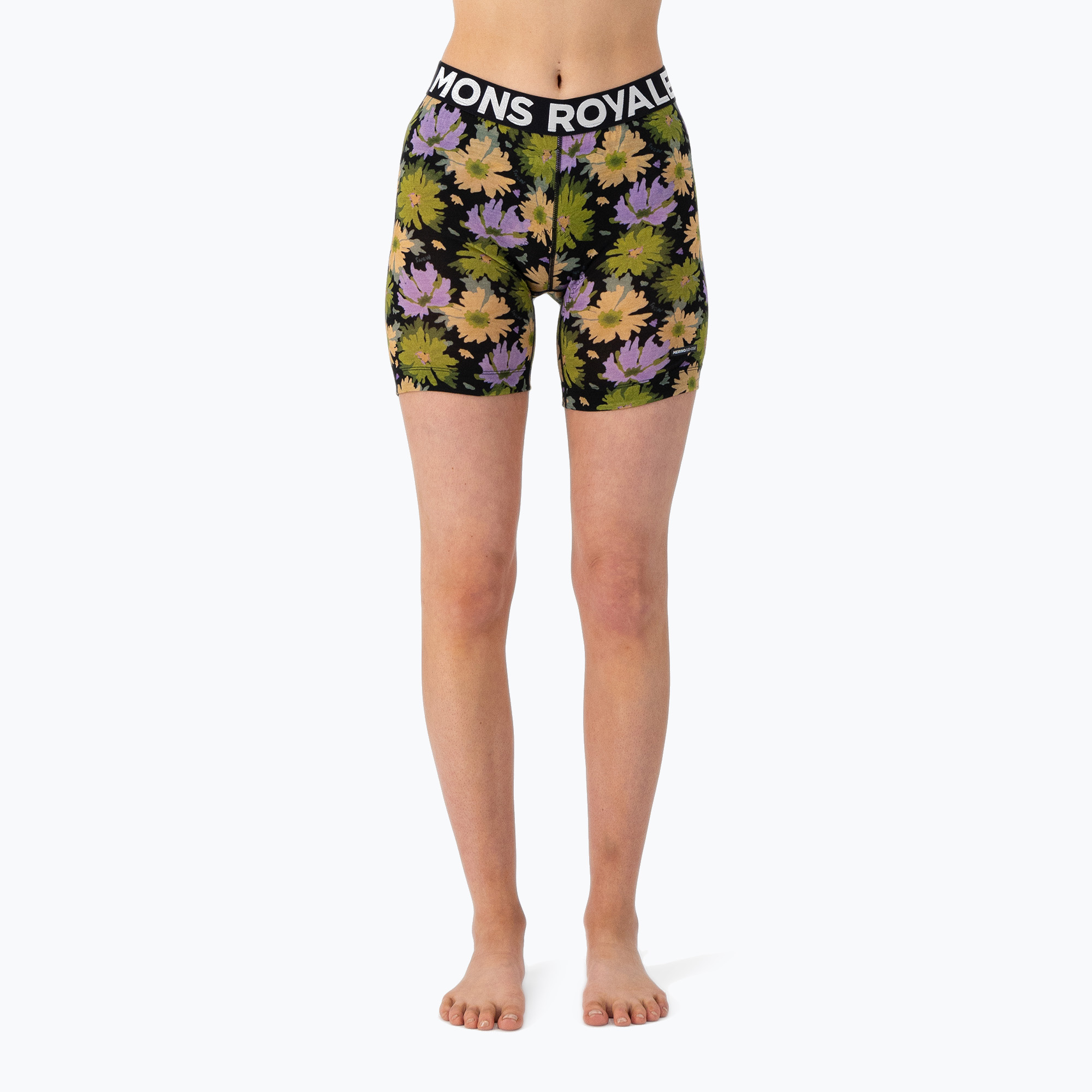 Boxer da donna Mons Royale Low Pro Merino Aircon Bike Bloom alpino (XS) (Low Pro Merino Aircon Bike Short 100642-2015-808)