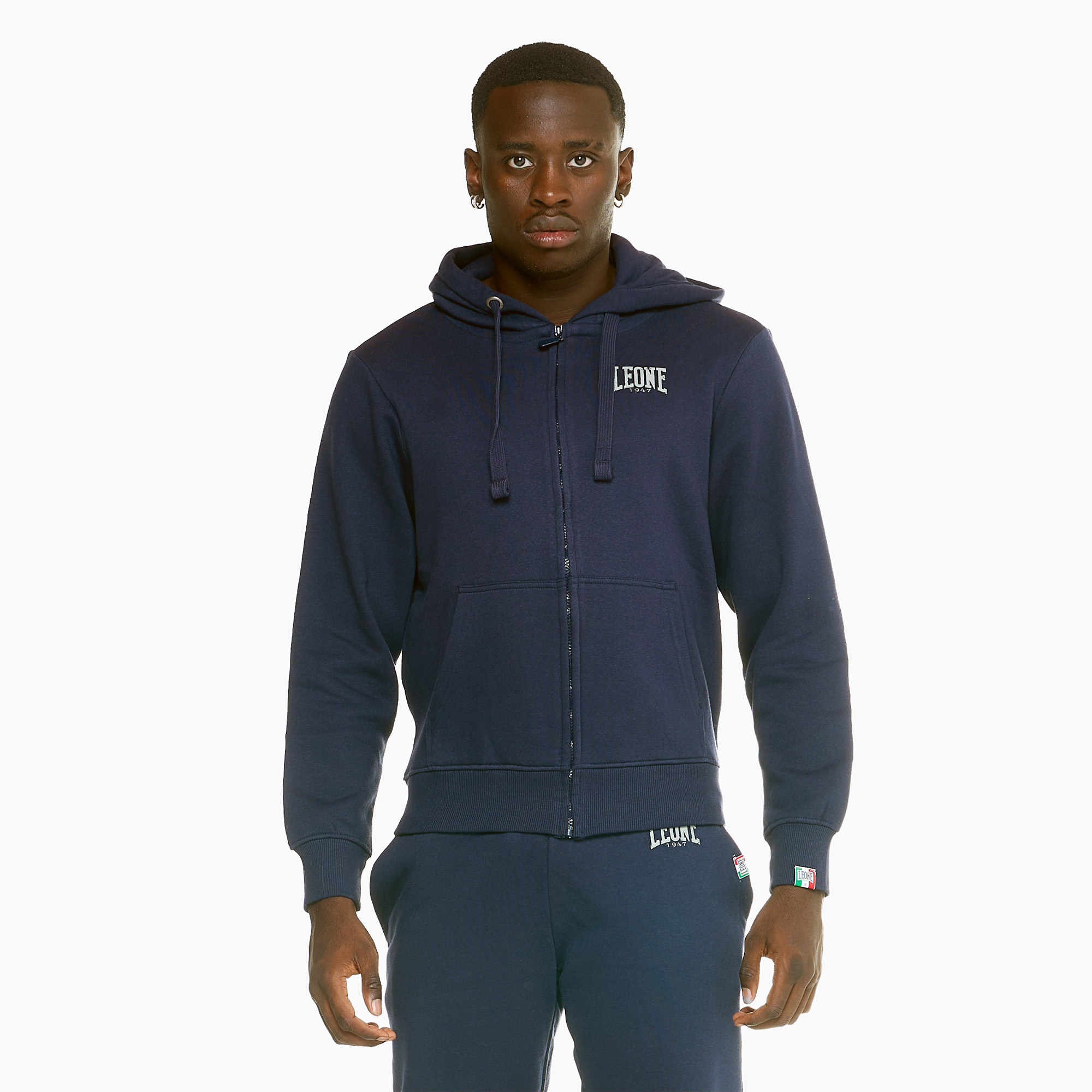 Felpa da uomo LEONE 1947 Vintage Logo navy (S) (Vintage Logo M869A7F02A)